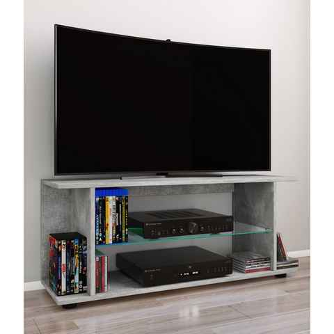 VCM TV-Board TV Lowboard Fernsehschrank Konsole Expalo XL