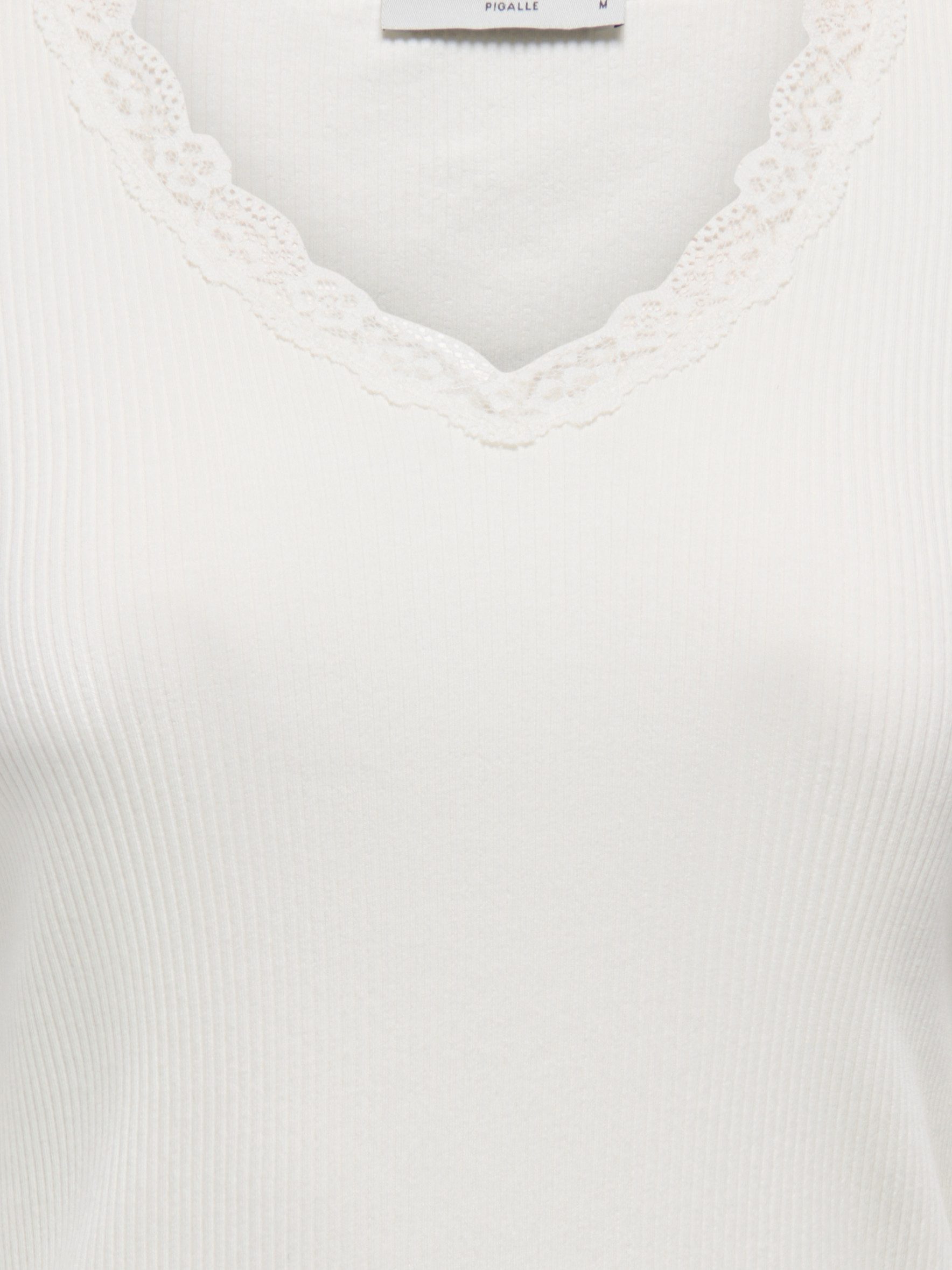 ONLY V-Shirt ONLSARA SHARAI L/S V-NECK TOP JRS Baumwollmischung, slim fitregular fit