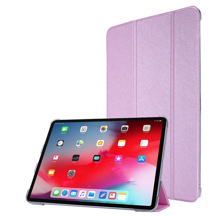 König Design Tablet-Hülle Apple iPad Pro 12.9 (2021) Schutzhülle für Apple iPad Pro 12.9 (2021) Tablethülle Schutztasche Cover Standfunktion Rosa