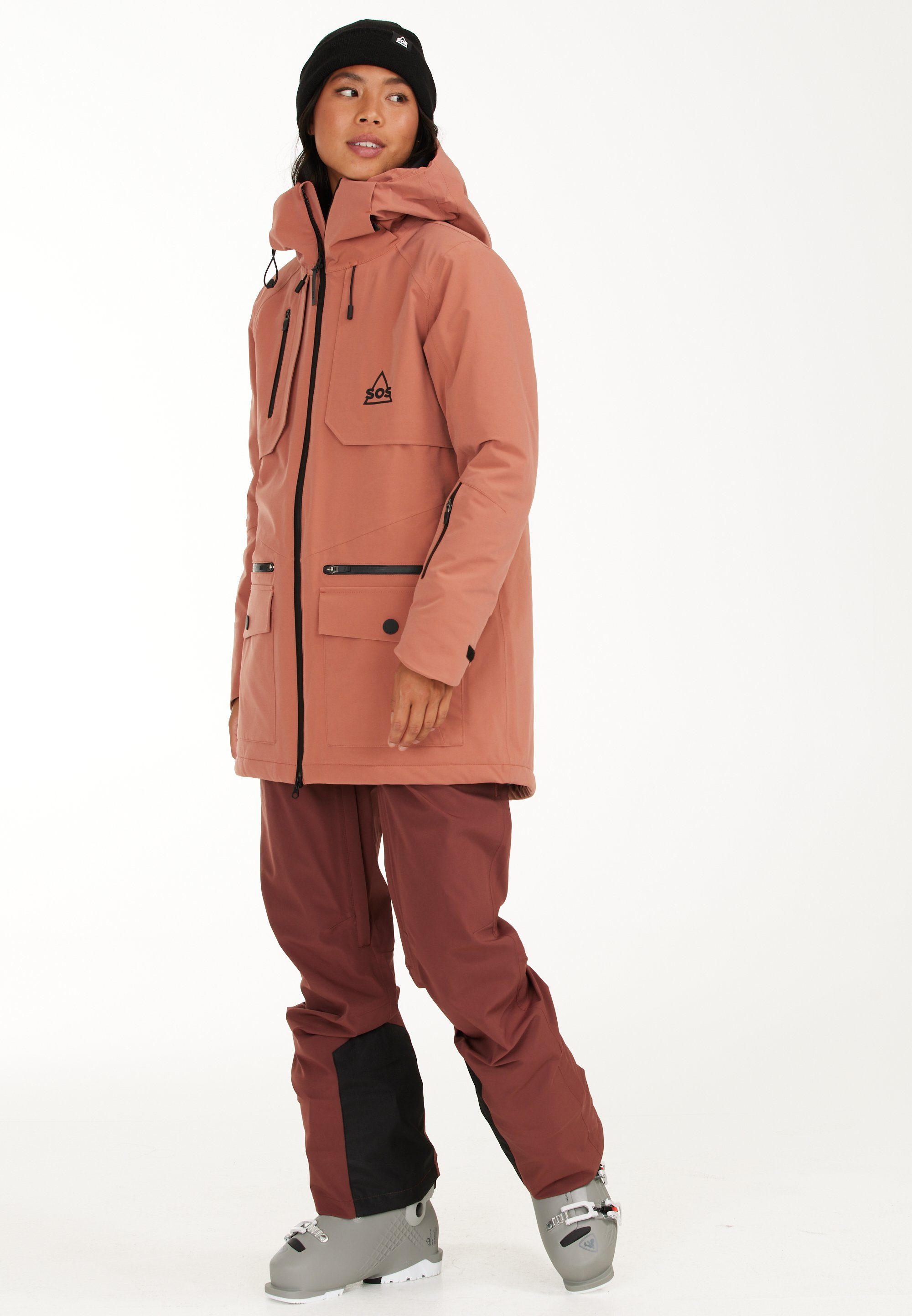 SOS Skijacke Aspen mit wasserabweisender Membran