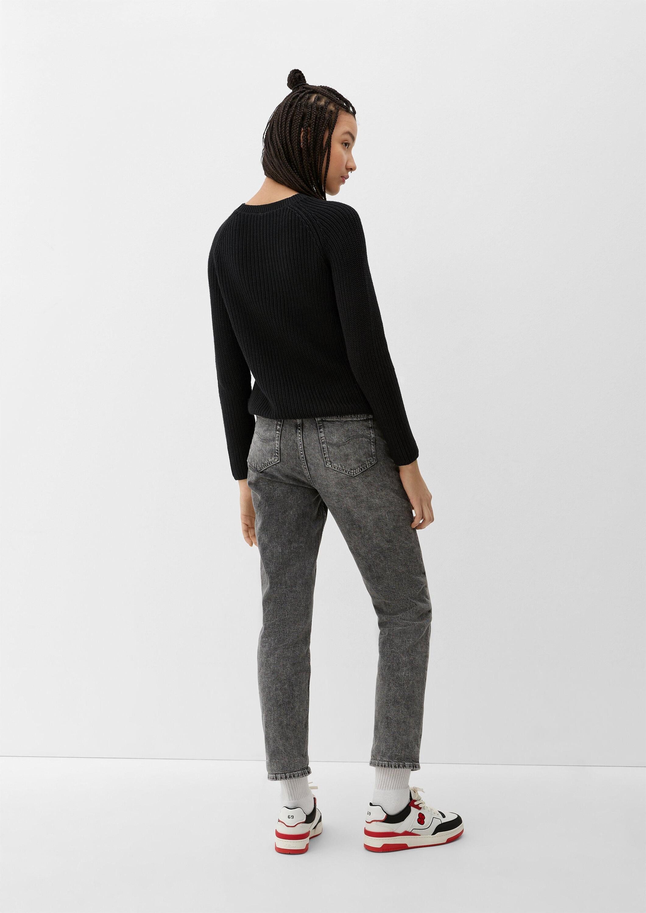 QS Longpullover Strickpullover Pullover aus Strick
