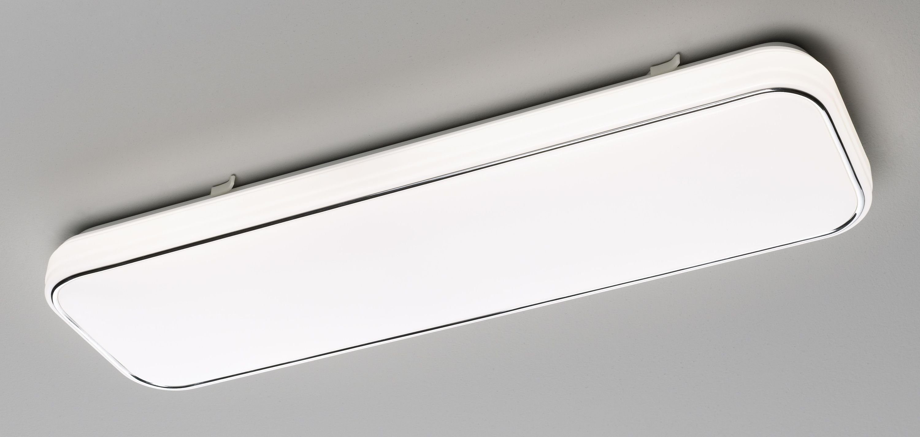 casa NOVA Deckenleuchte casa NOVA Deckenleuchte SIMPLY BHT 60x18x6 cm weiß Deckenlampe