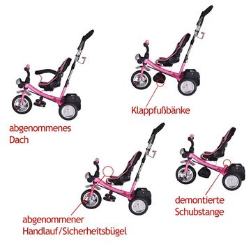 Deuba Dreirad-Kinderwagen