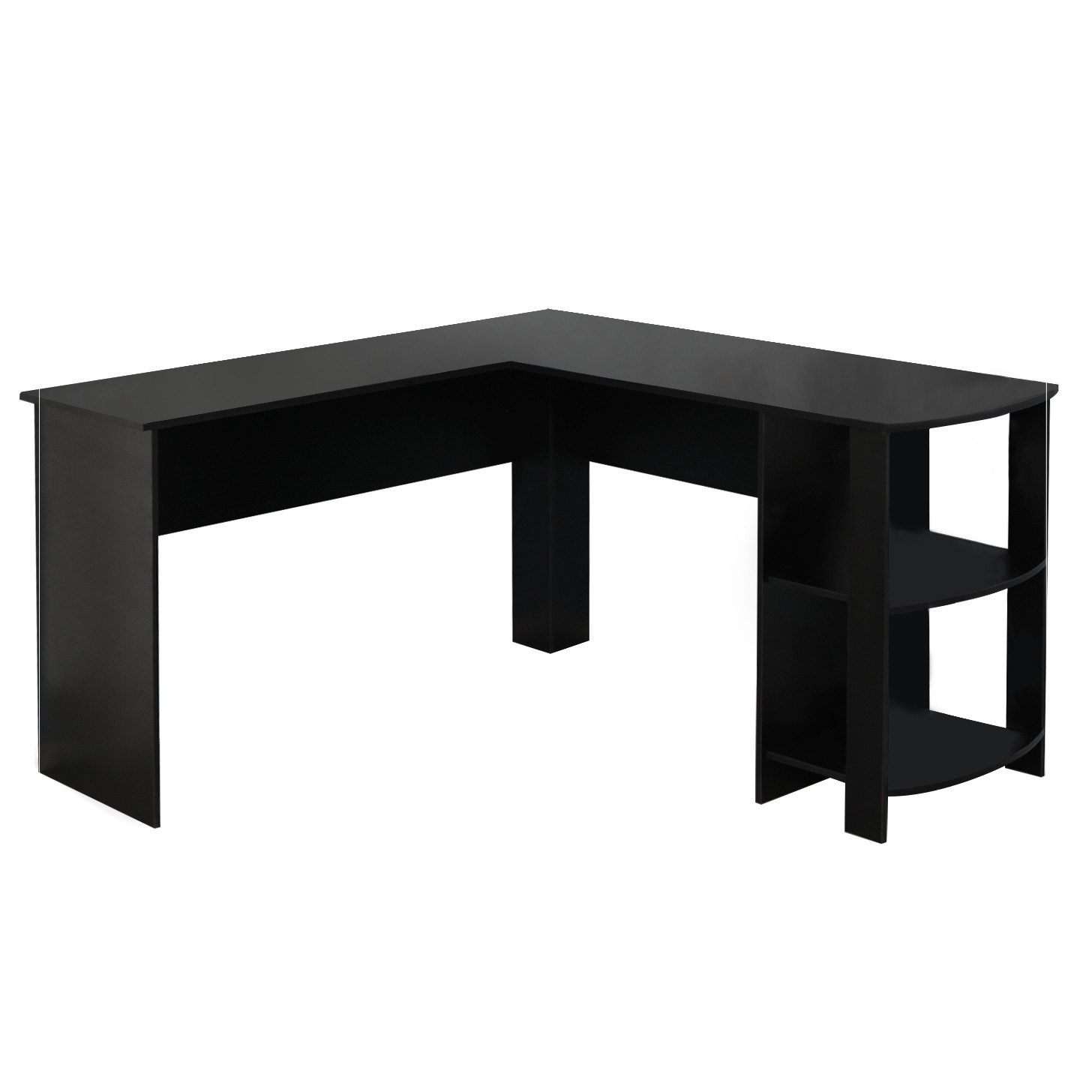 Mondeer Eckschreibtisch L-Computertisch, L-Förmig Schreibtisch mit 2 abgeru günstig online kaufen