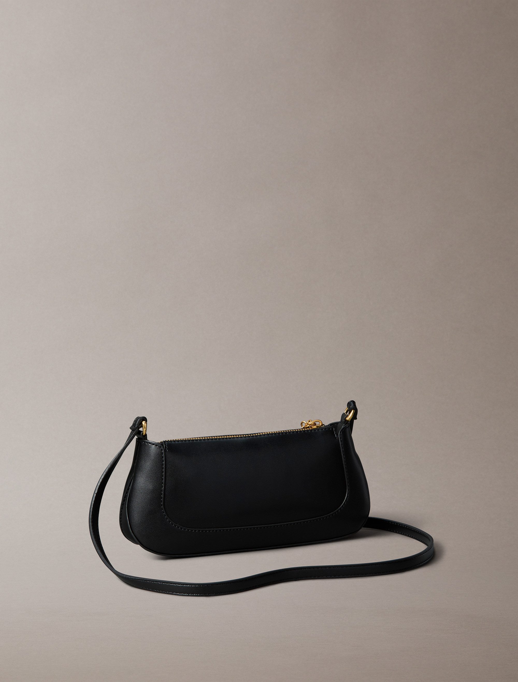 Calvin Klein Umhängetasche HARDWARE ZIP CROSSBODY, Damen Schultertasche, Handtasche, Tragetasche mit CK-Schriftzug
