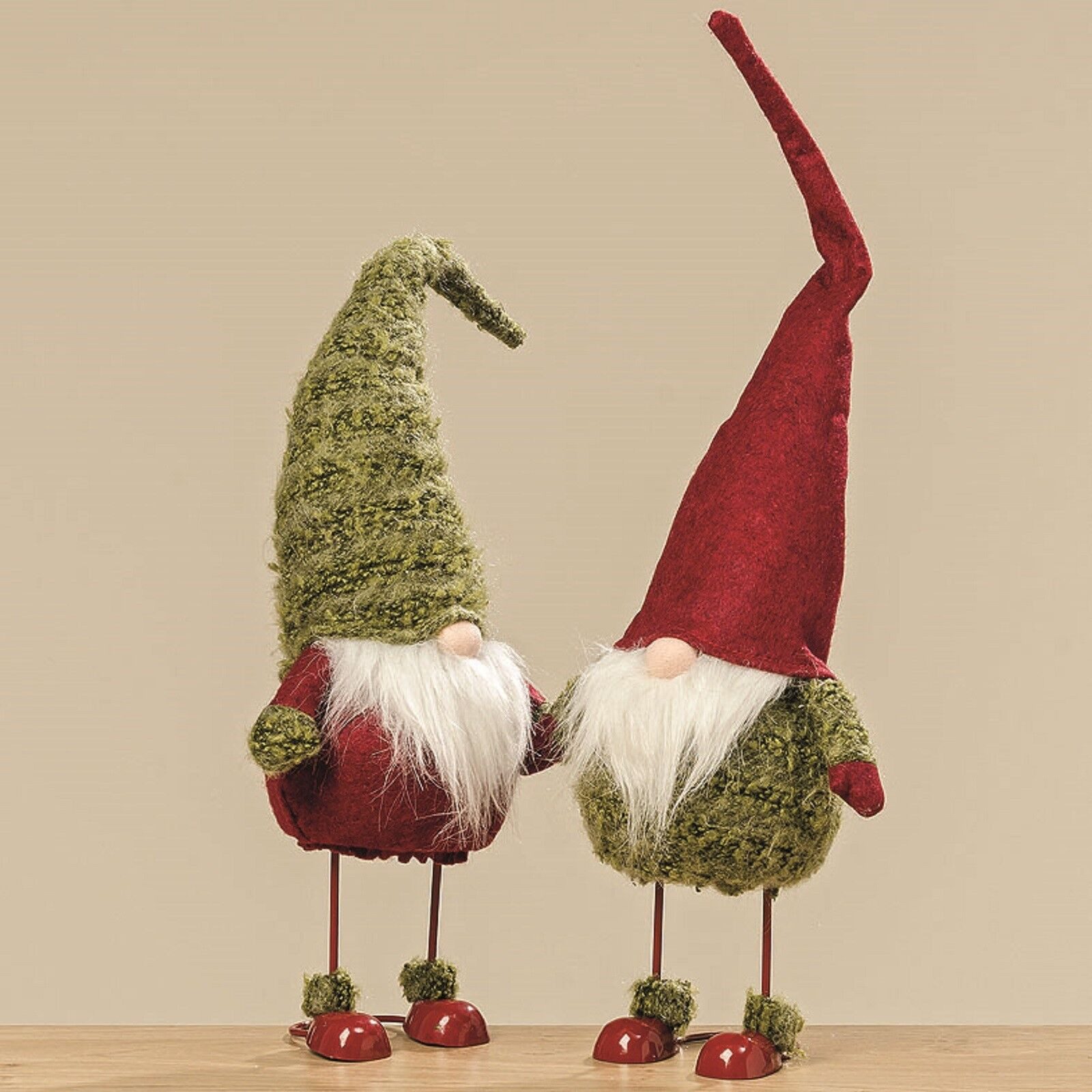 BOLTZE GRUPPE GmbH Dekofigur Dekofigur Billy Wichtel grün/rot H.53 cm Stückpreis