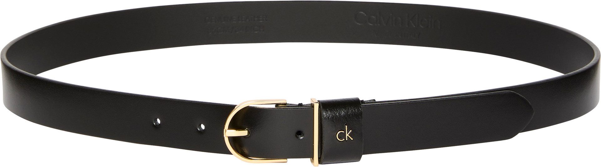 Calvin Klein Ledergürtel CK METAL LOOP günstig online kaufen
