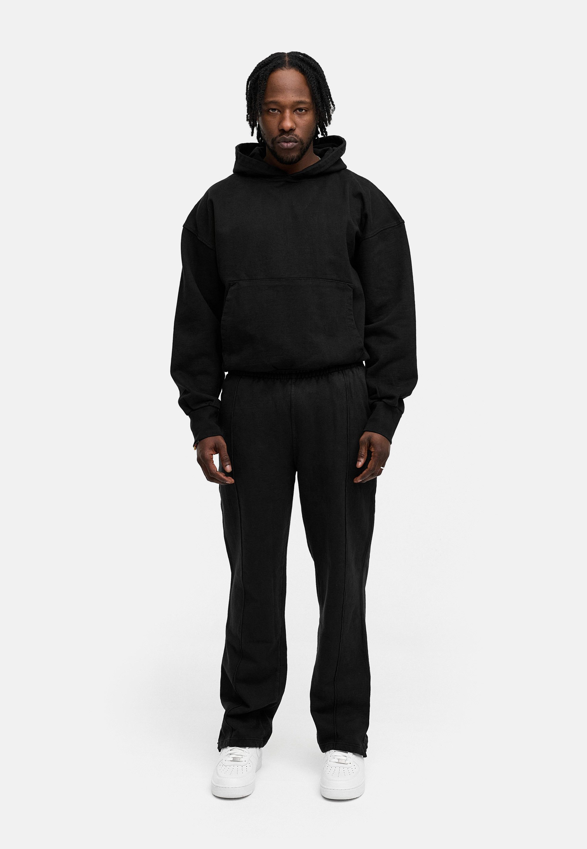 BEHYPE STUDIOS Hoodie IM OVERSIZE BOXY-FIT Herren Cord-less Kapuzenpullover lockeres Kapuzen-Sweatshirt Sweater