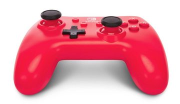 PowerA Kabelgebundener Controller für Nintendo Switch – Raspberry Red Controller (offiziell lizenziert)