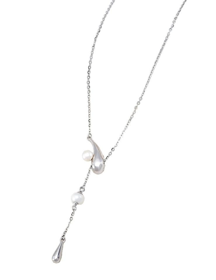 Kette mit Anhänger S925 Sterling Silber,perlenkette damen,kette mit anhänger mädchen