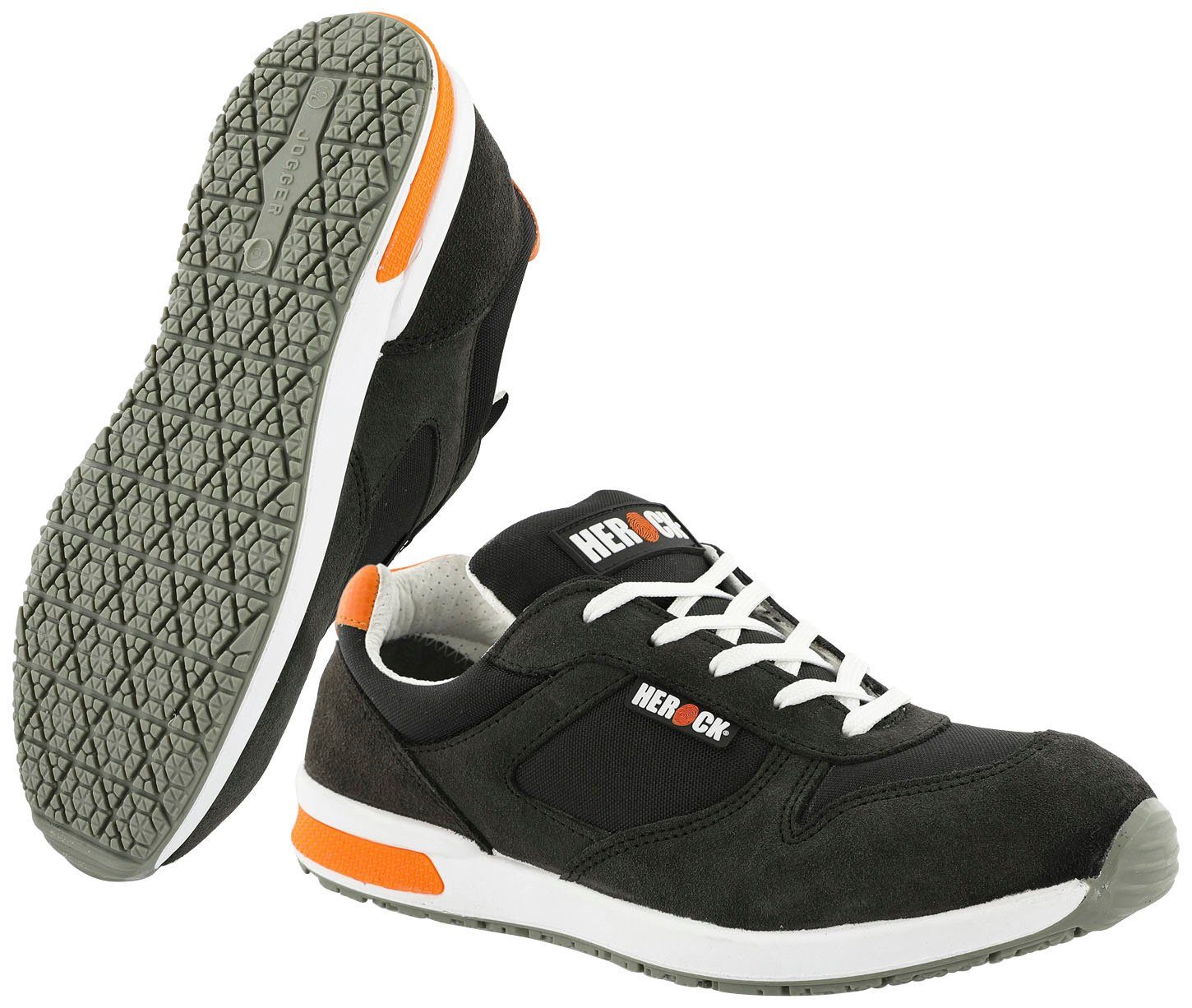 Herock Gannicus Low S1P, Sneakers Bequem, Stahlkappe, mit S1p Sicherheitsschuh nicht-metallisch, durchtrittsicher Klasse