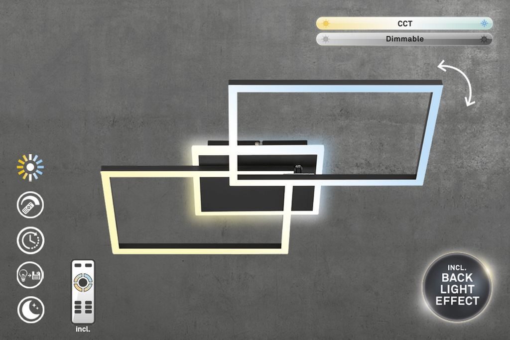 Briloner Leuchten LED Deckenleuchte FRAME günstig online kaufen