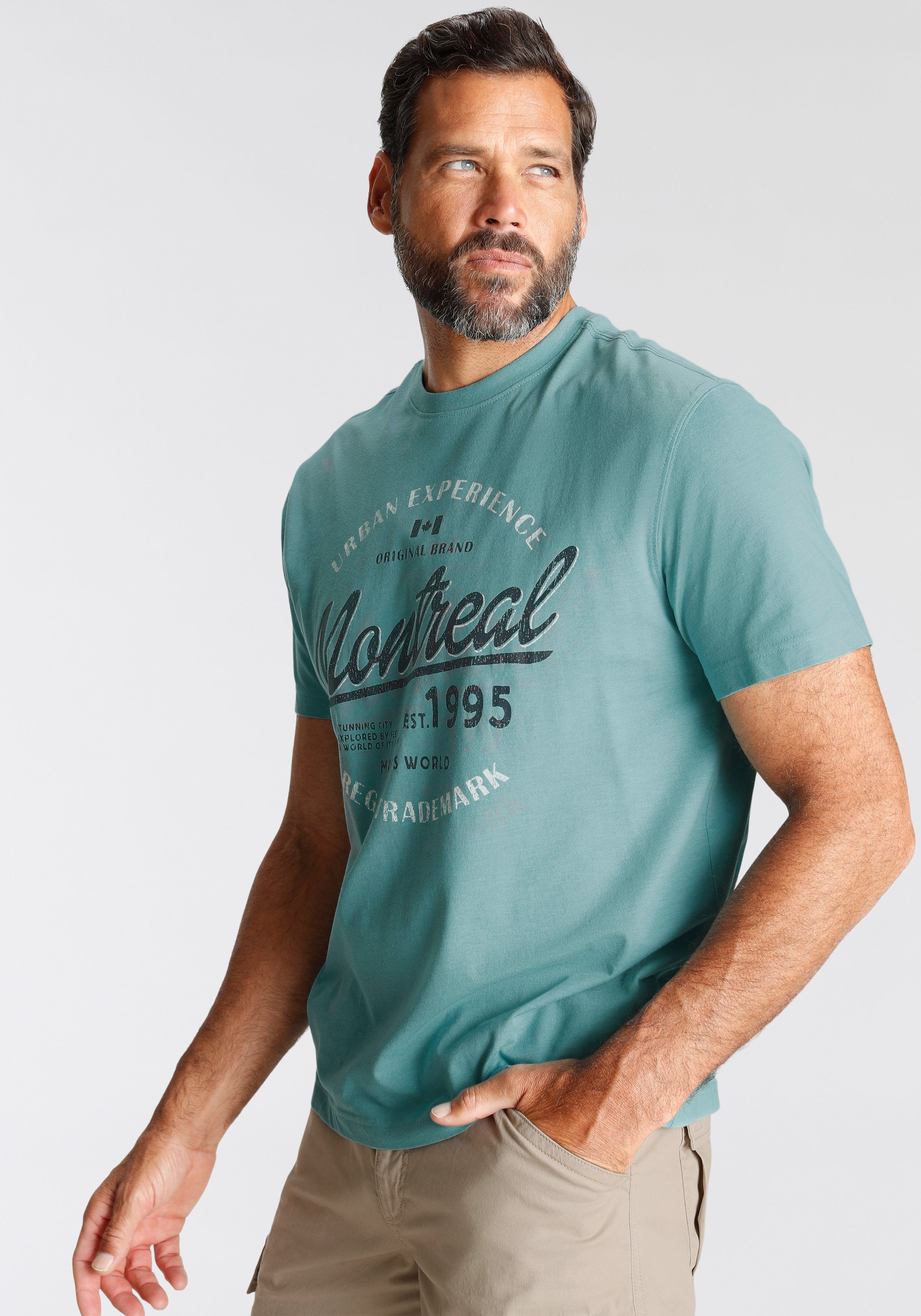Man's World T-Shirt Kurzarm, lässige Passform, günstig online kaufen
