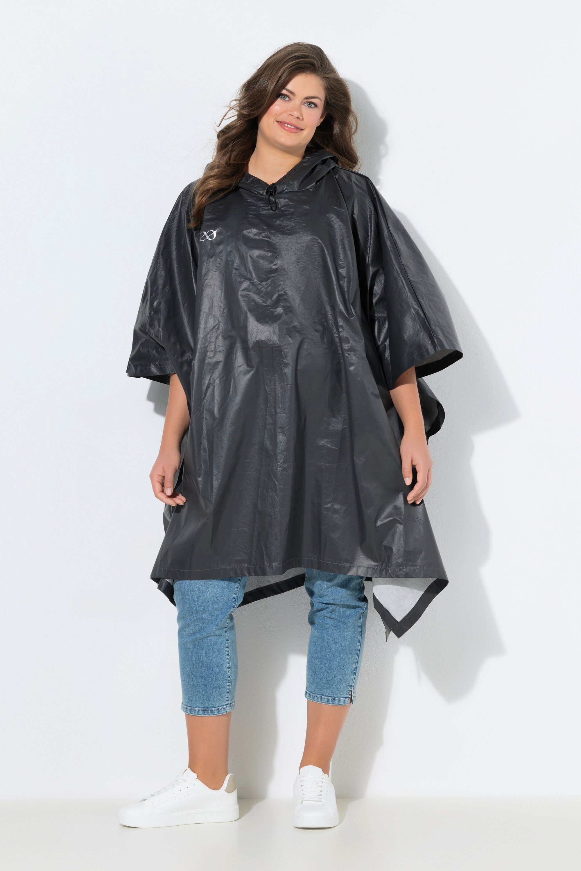 Laurasøn Funktionsjacke Funktions-Regencape Unisex Print Kapuze