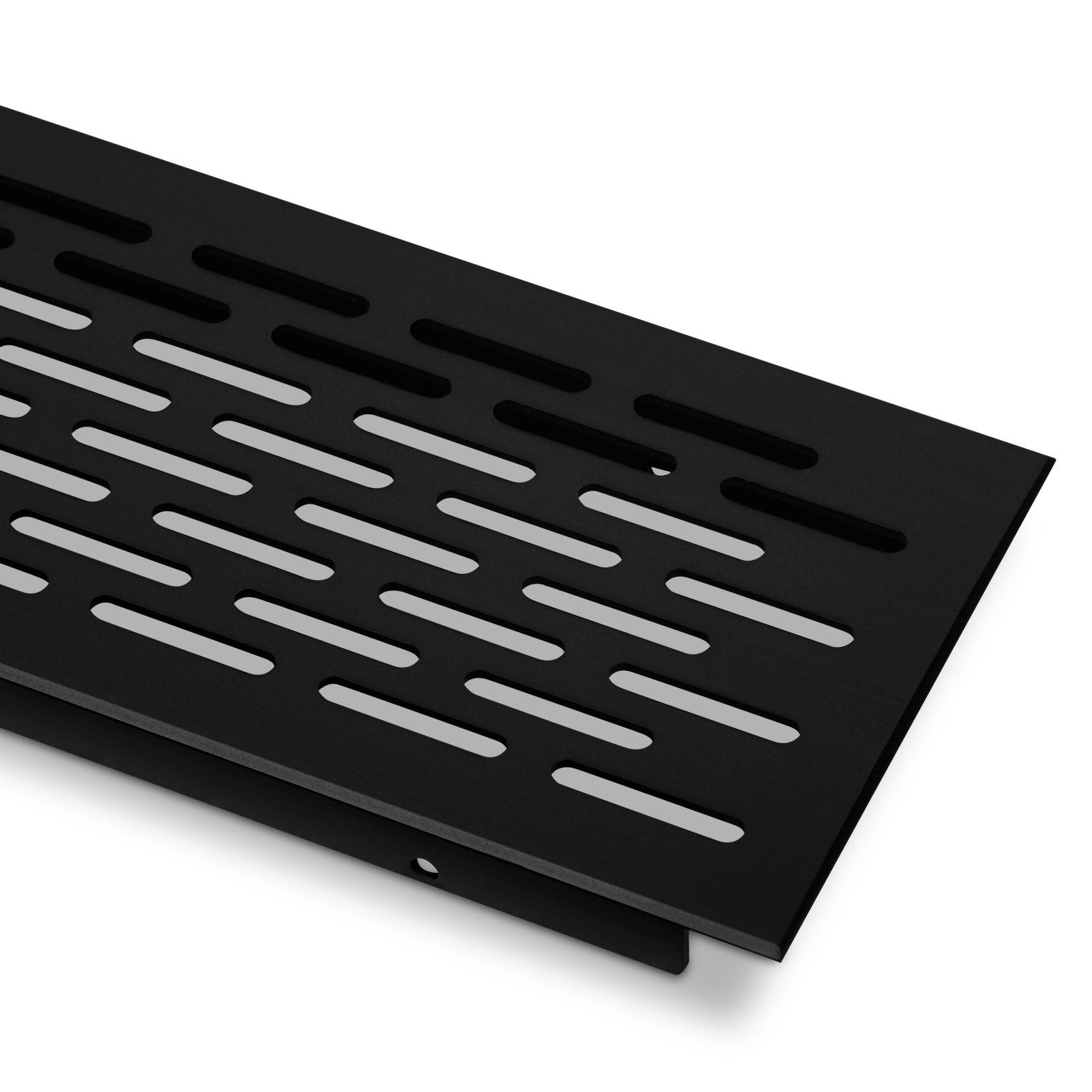 SO-TECH® Lüftungsgitter Lochung oval / schwarz eloxiert / 250 - 900 mm (1 S günstig online kaufen