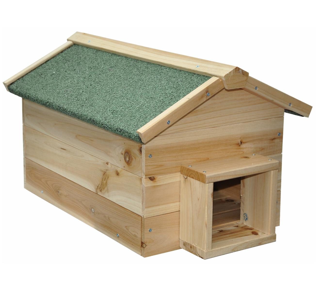 nanook Kleintierkäfig Igelhaus Kleintierhaus natur 50 x 36 x 31 cm