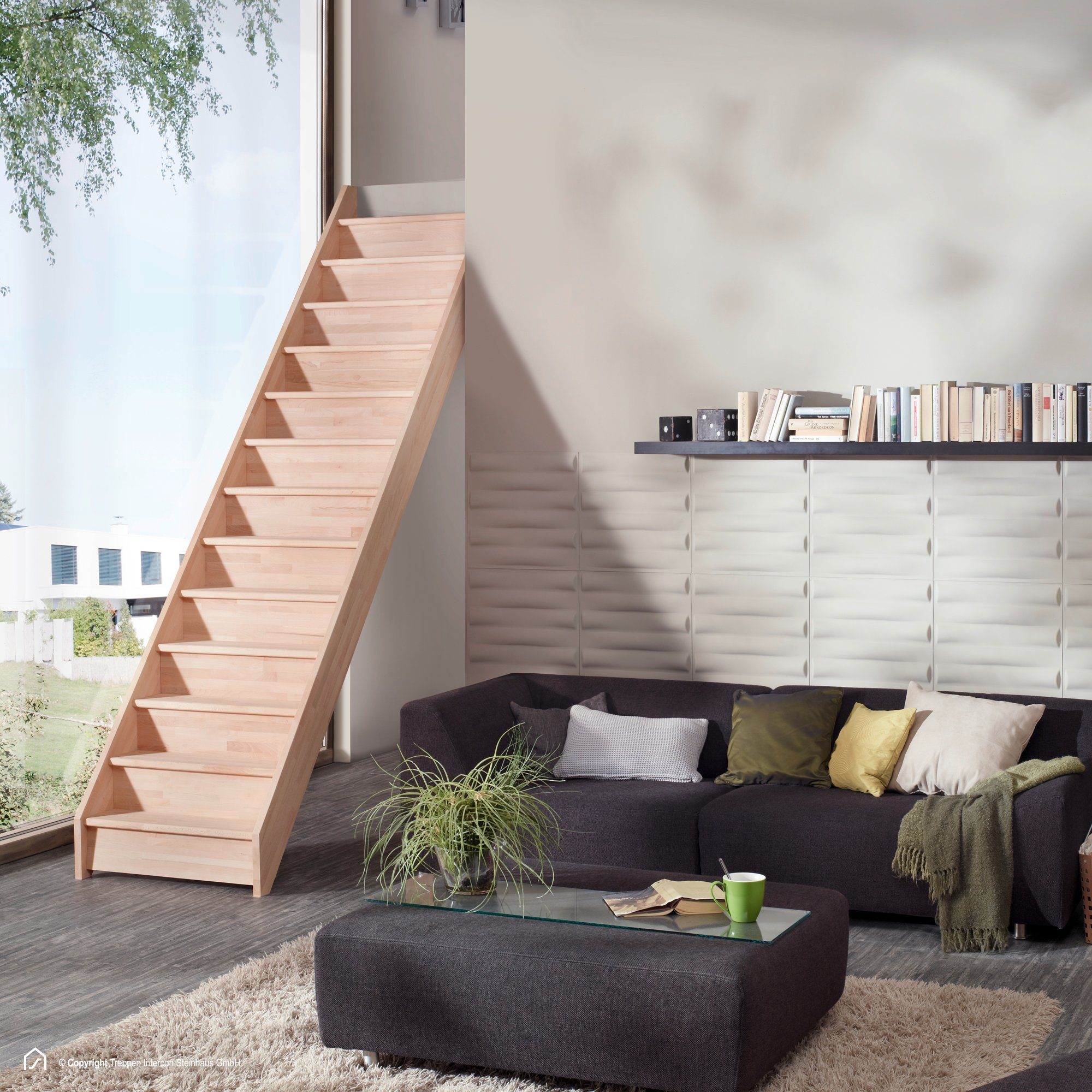 Treppen Intercon Raumspartreppe Casablanca gerade, 60 günstig online kaufen