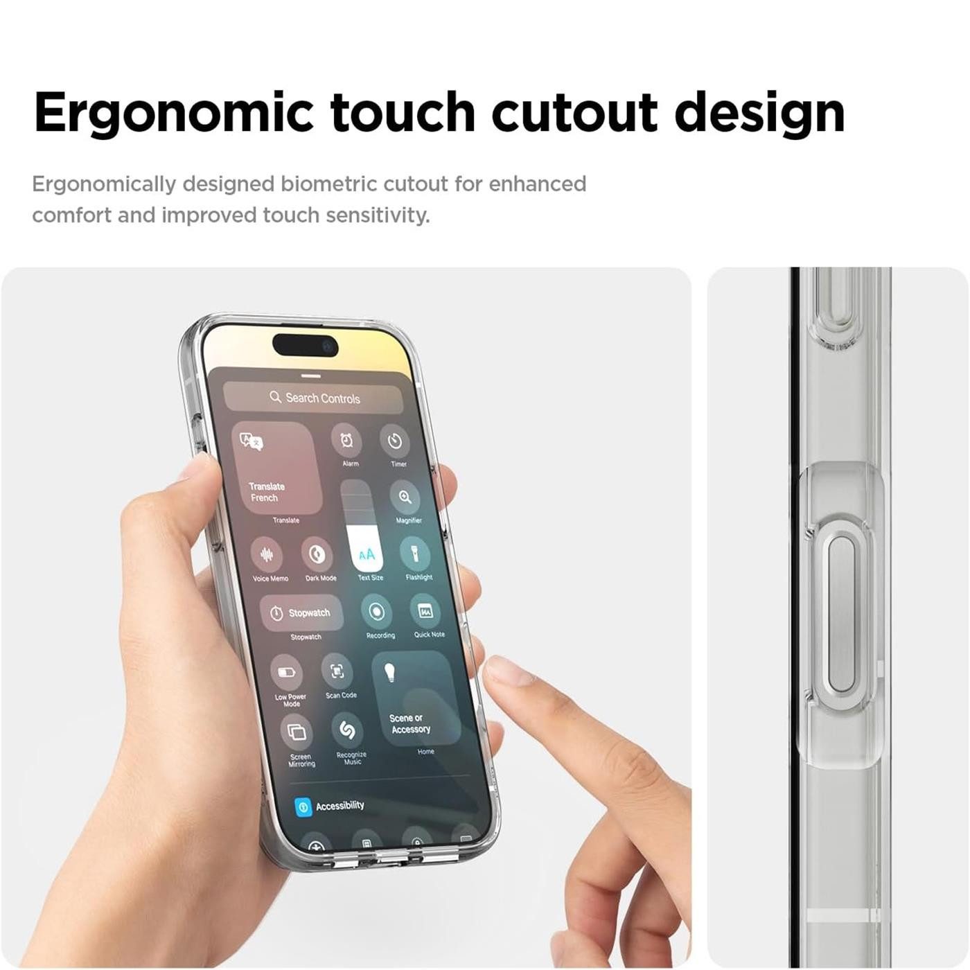 CoolGadget Handyhülle Premium Silikon Handy Case für iPhone 16 Pro Max 6,9 Zoll, Hülle Transparent Schutzhülle kompatibel mit MagSafe Zubehör – Bild 4 von 5