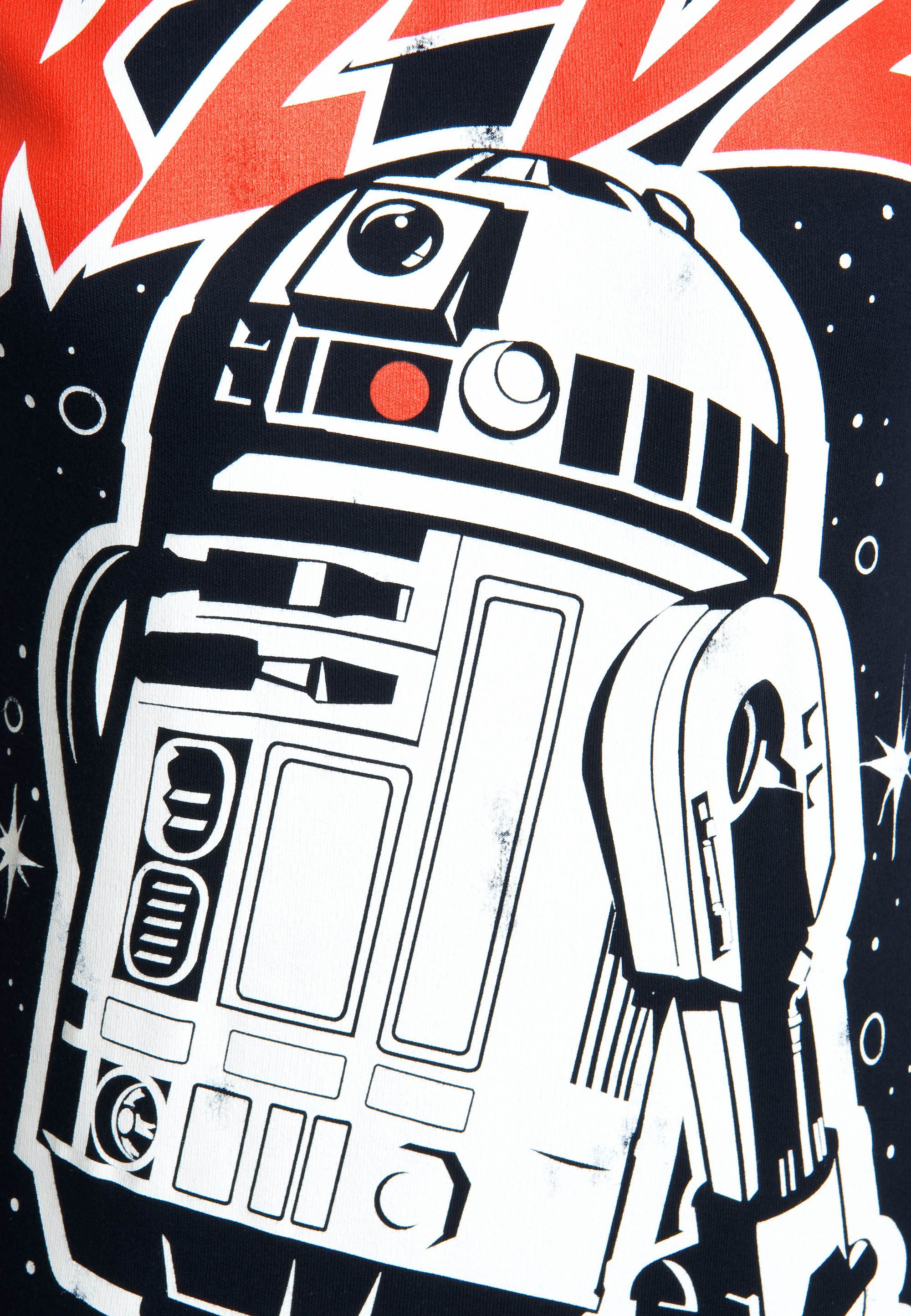mit Originaldesign T-Shirt R2-D2 lizenzierten LOGOSHIRT