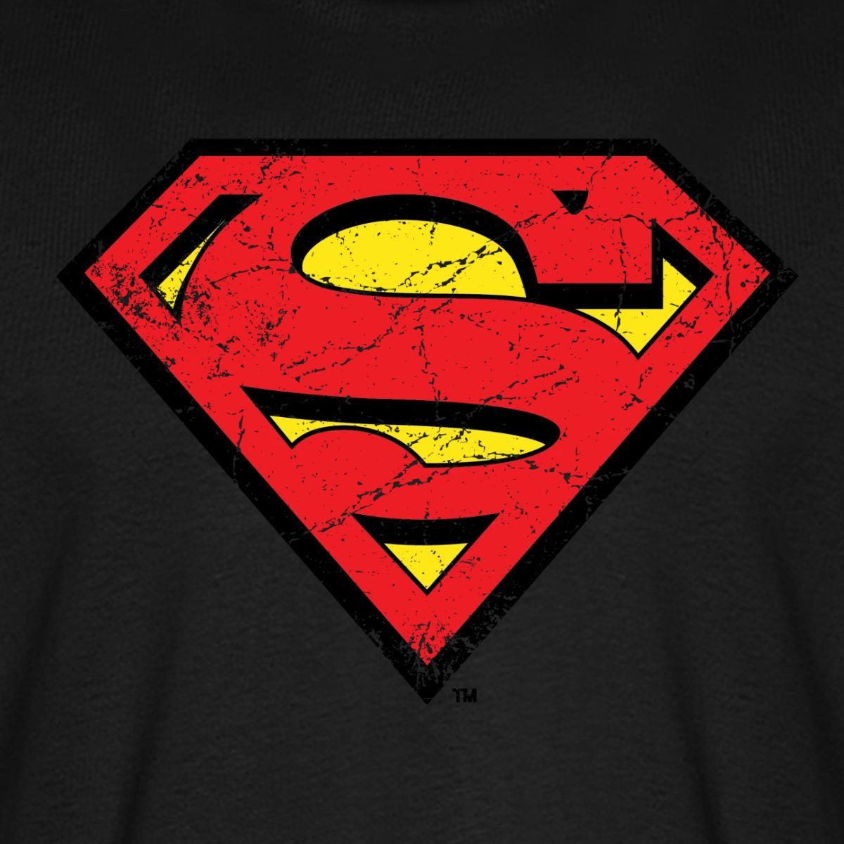 Spreadshirt T-Shirt DC Comics Superman Logo Used Look Karneval Männer Premium T-Shirt (1-tlg)