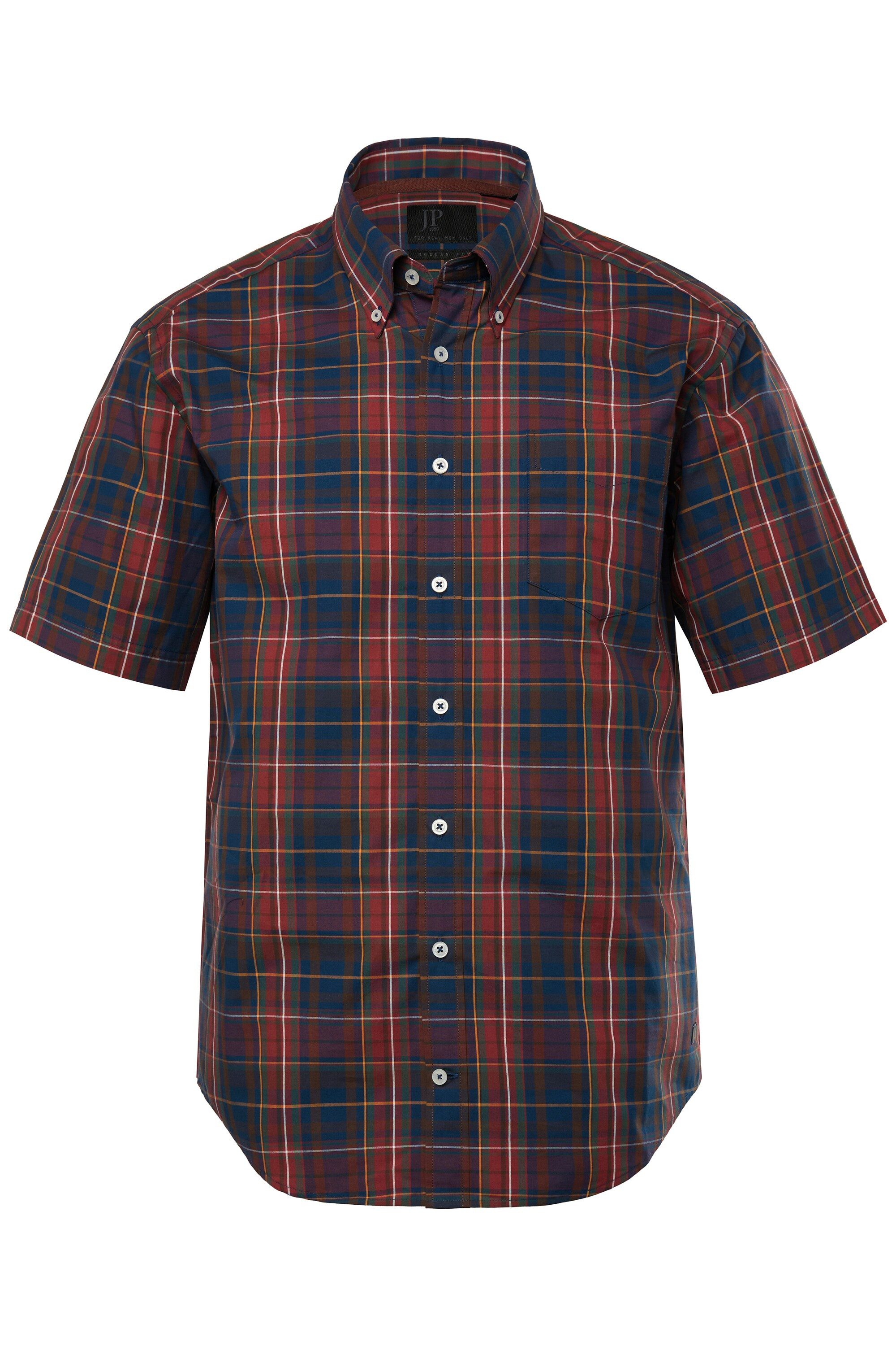 JP1880 Kurzarmhemd JP1880 Karohemd Halbarm Buttondown-Kragen günstig online kaufen