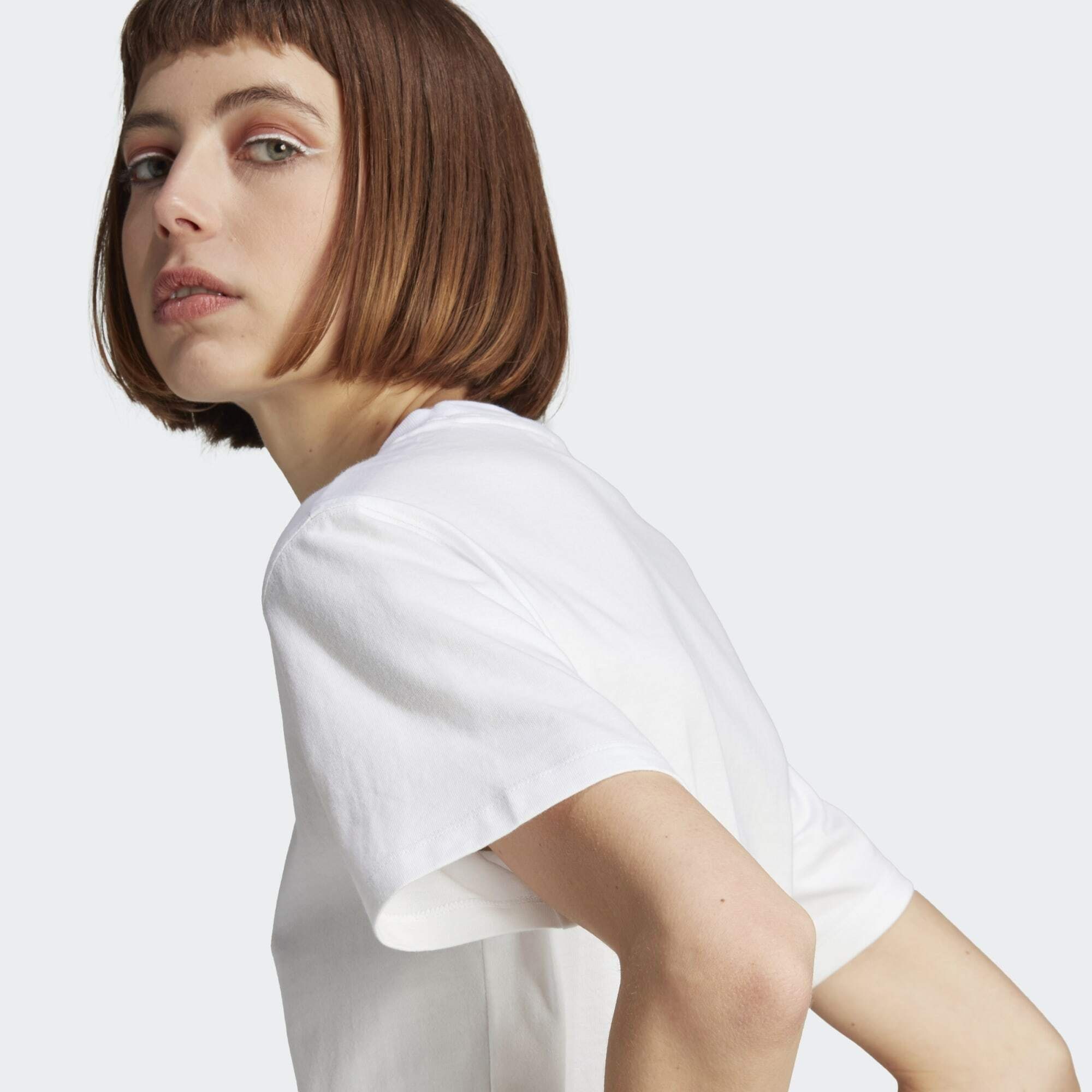 adidas White CLASSICS T-Shirt ADICOLOR TREFOIL T-SHIRT Originals
