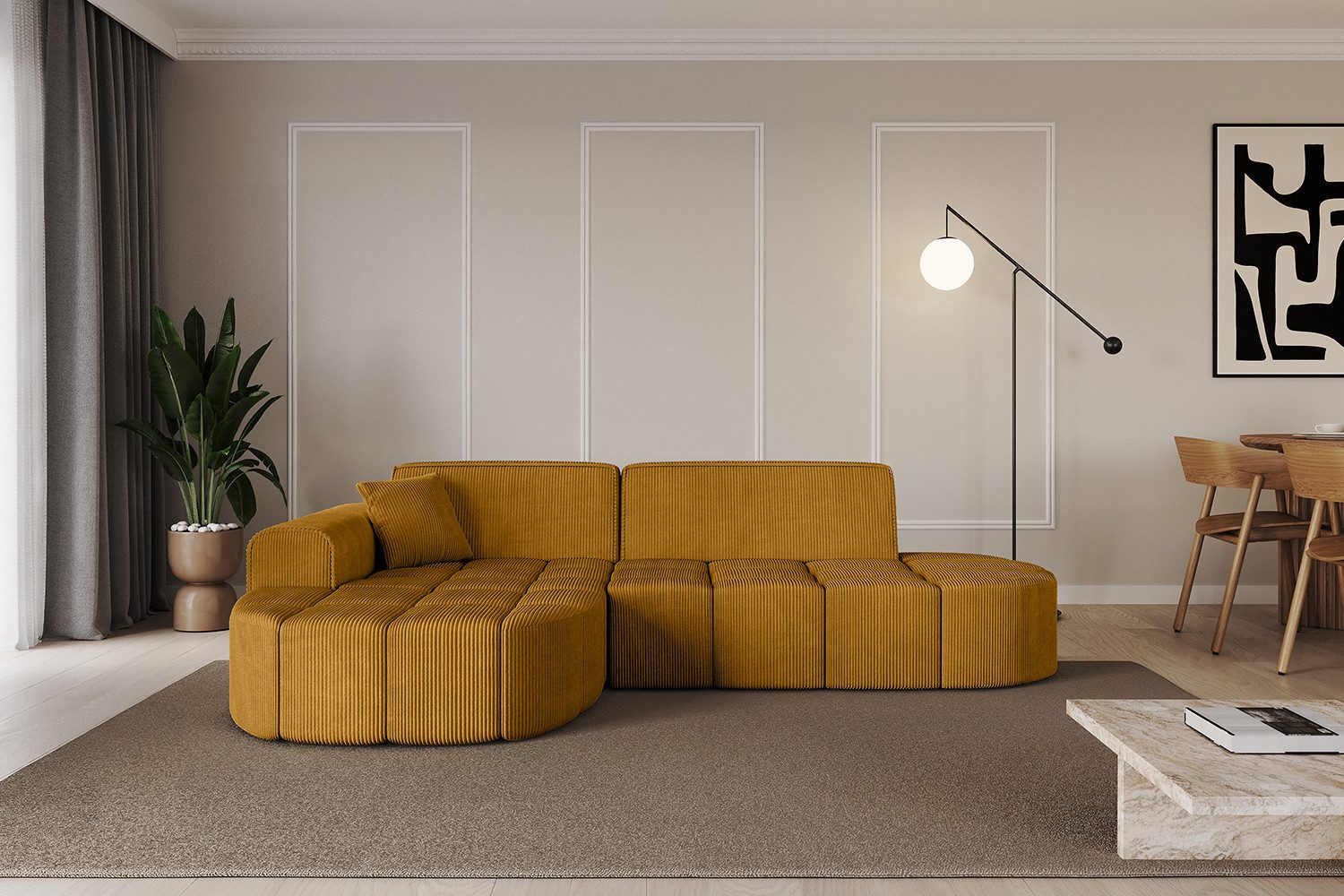ALTDECOR Ecksofa Livo-L1, Sofa Praktische Bequeme Funktionsecke Couch L-For günstig online kaufen
