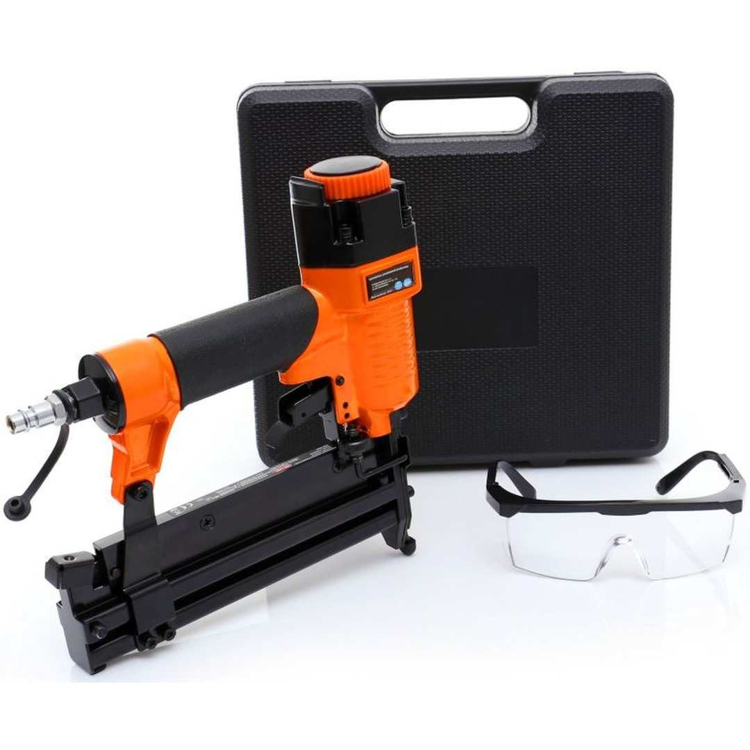 Druckluft-Nagler Druckluft Nagelpistole Klammerpistole Druckluftnagler 2in1