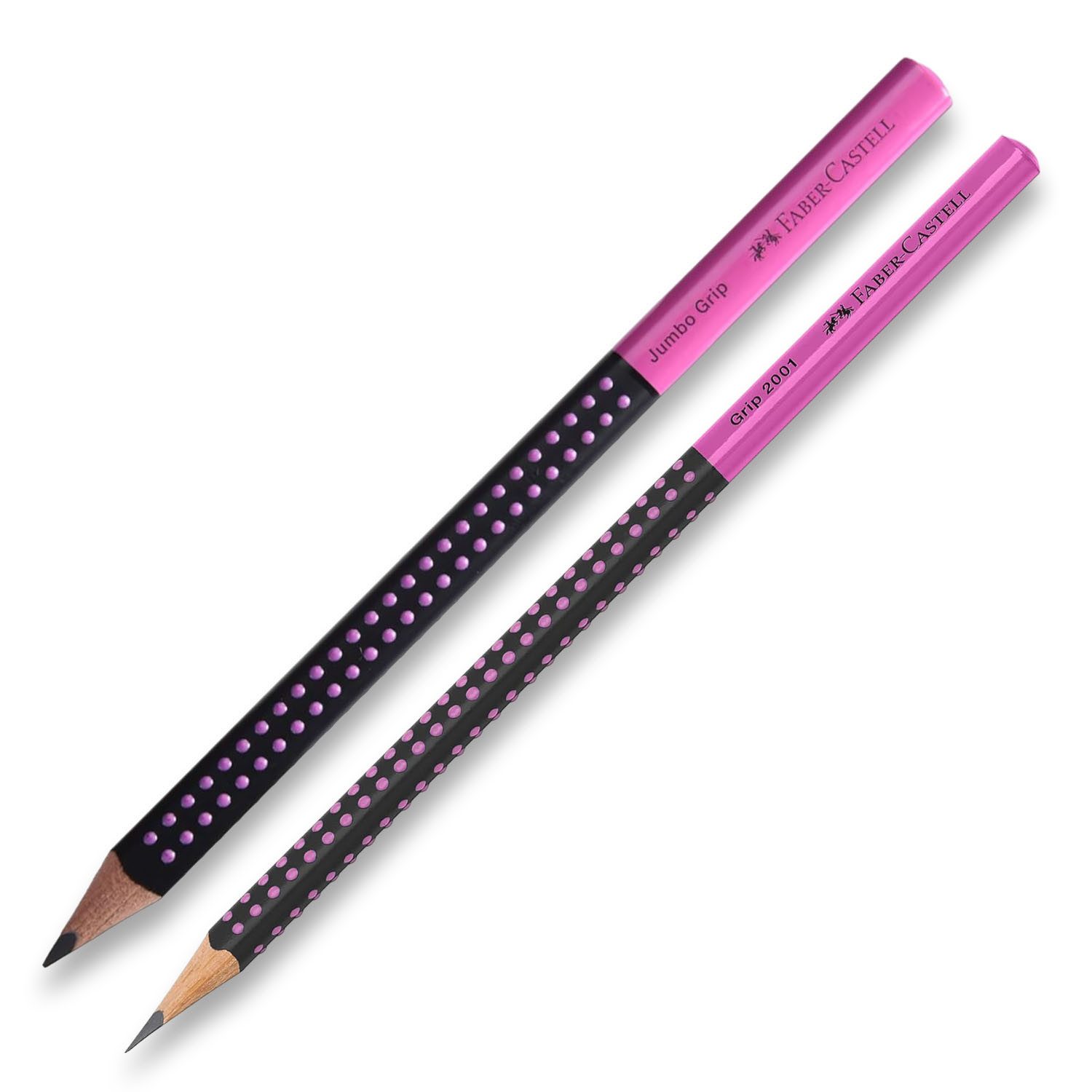 Faber-Castell Bleistift FABER-CASTELL Bleistift GRIP 2001 mit JUMBO GRIP Härtegrad HB PINK Set
