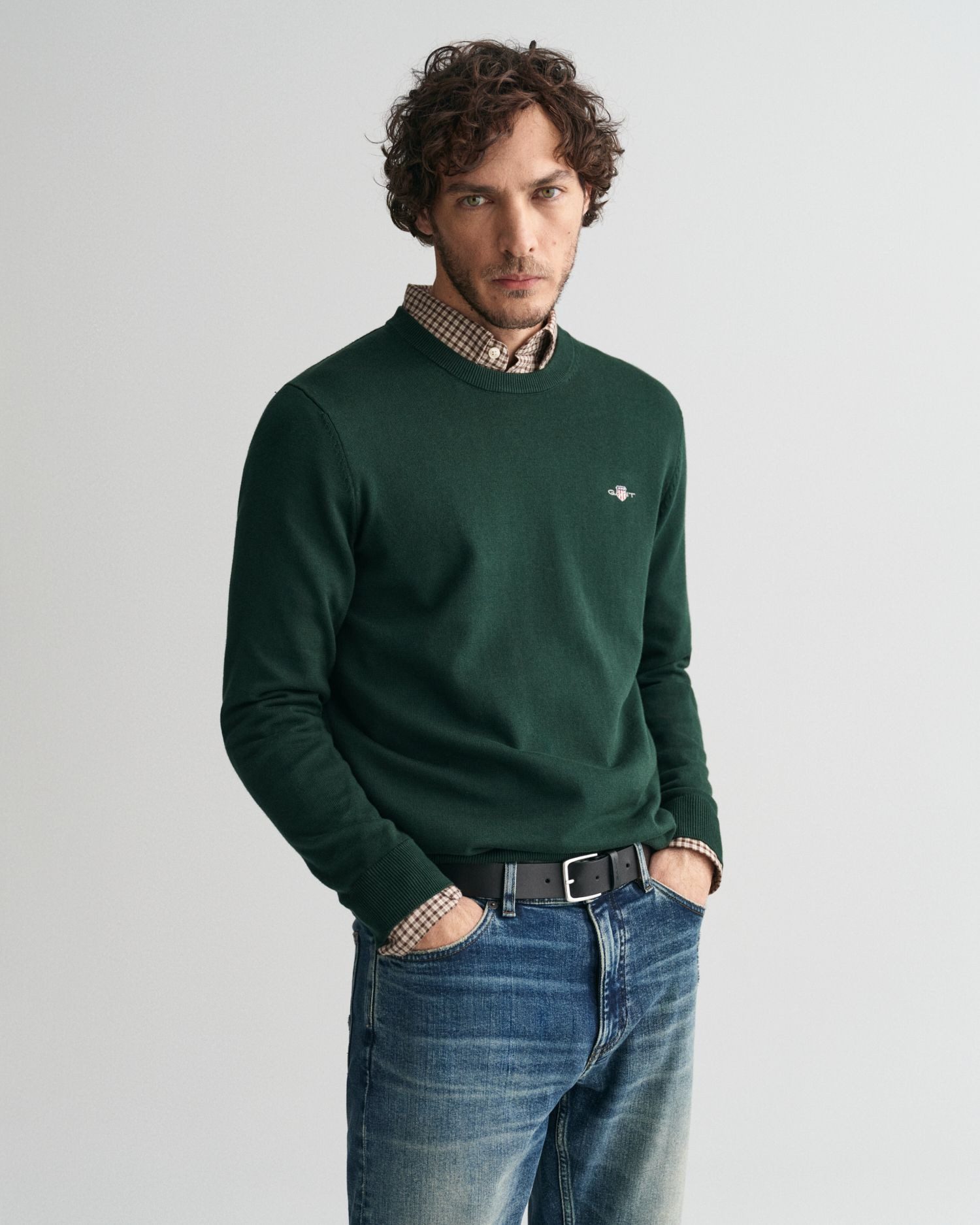 Gant Rundhalspullover günstig online kaufen
