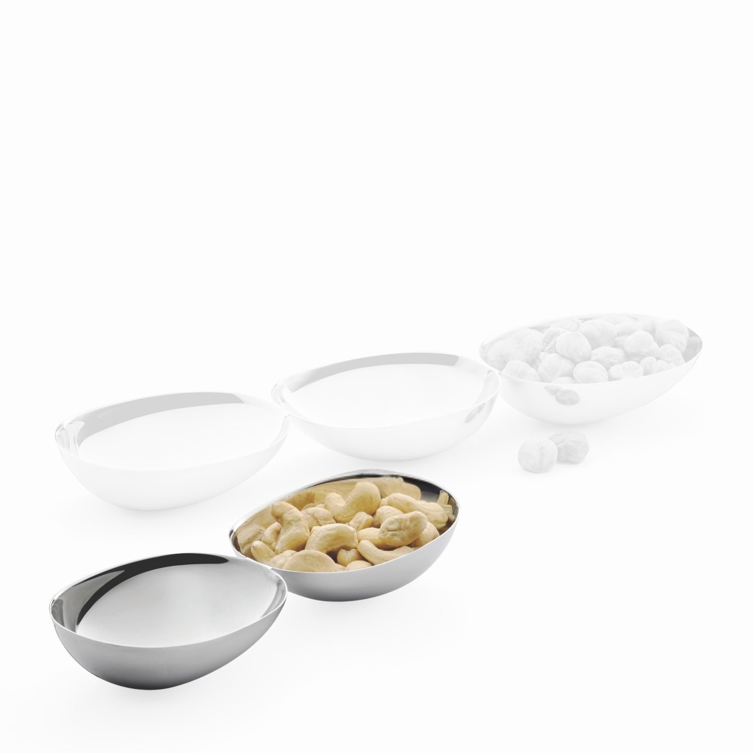 Philippi Design Schale Pebbles Duo, Edelstahl