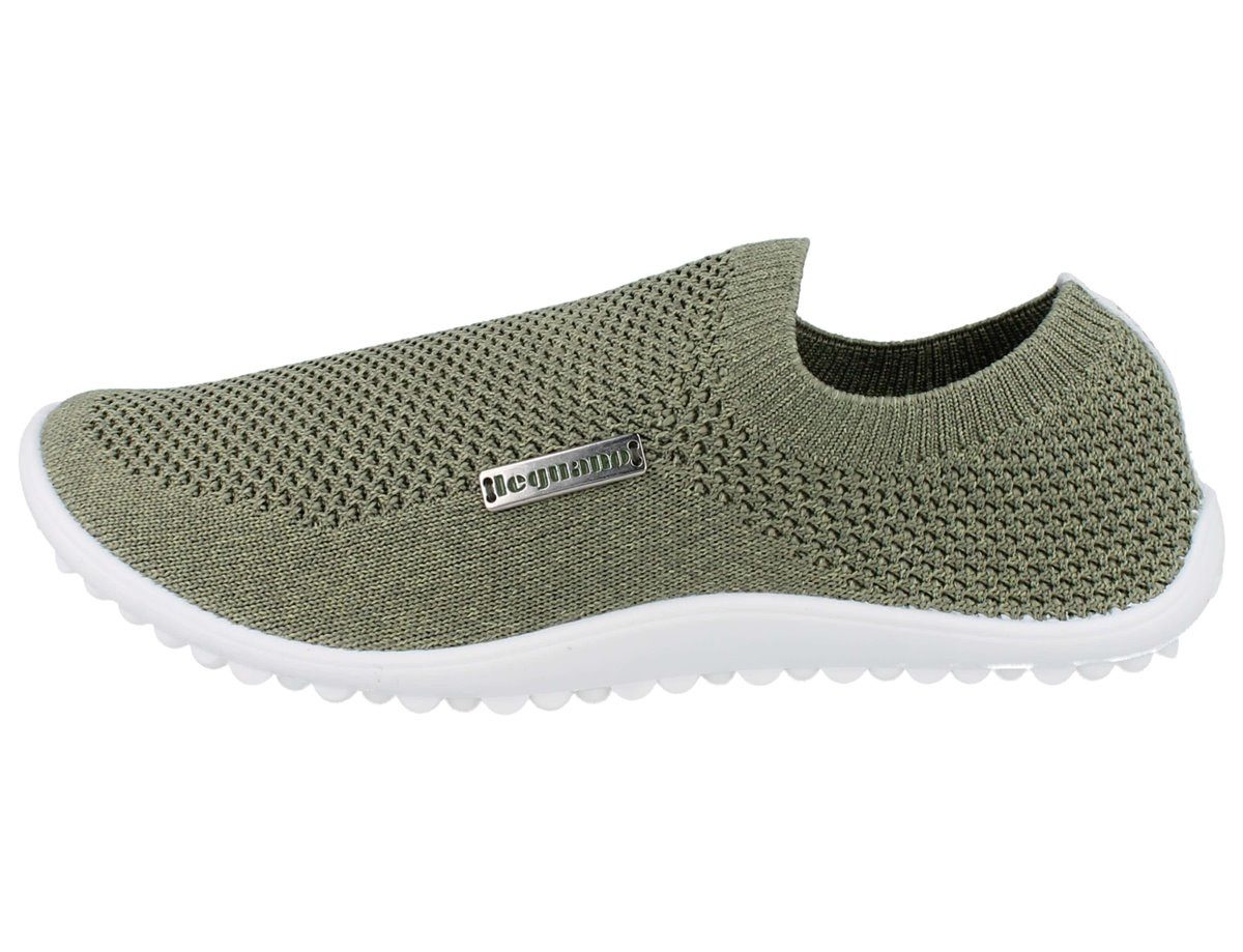 Leguano LEGUANO Scio Damen Barfußschuhe Slipper grün Textil Barfußschuh günstig online kaufen