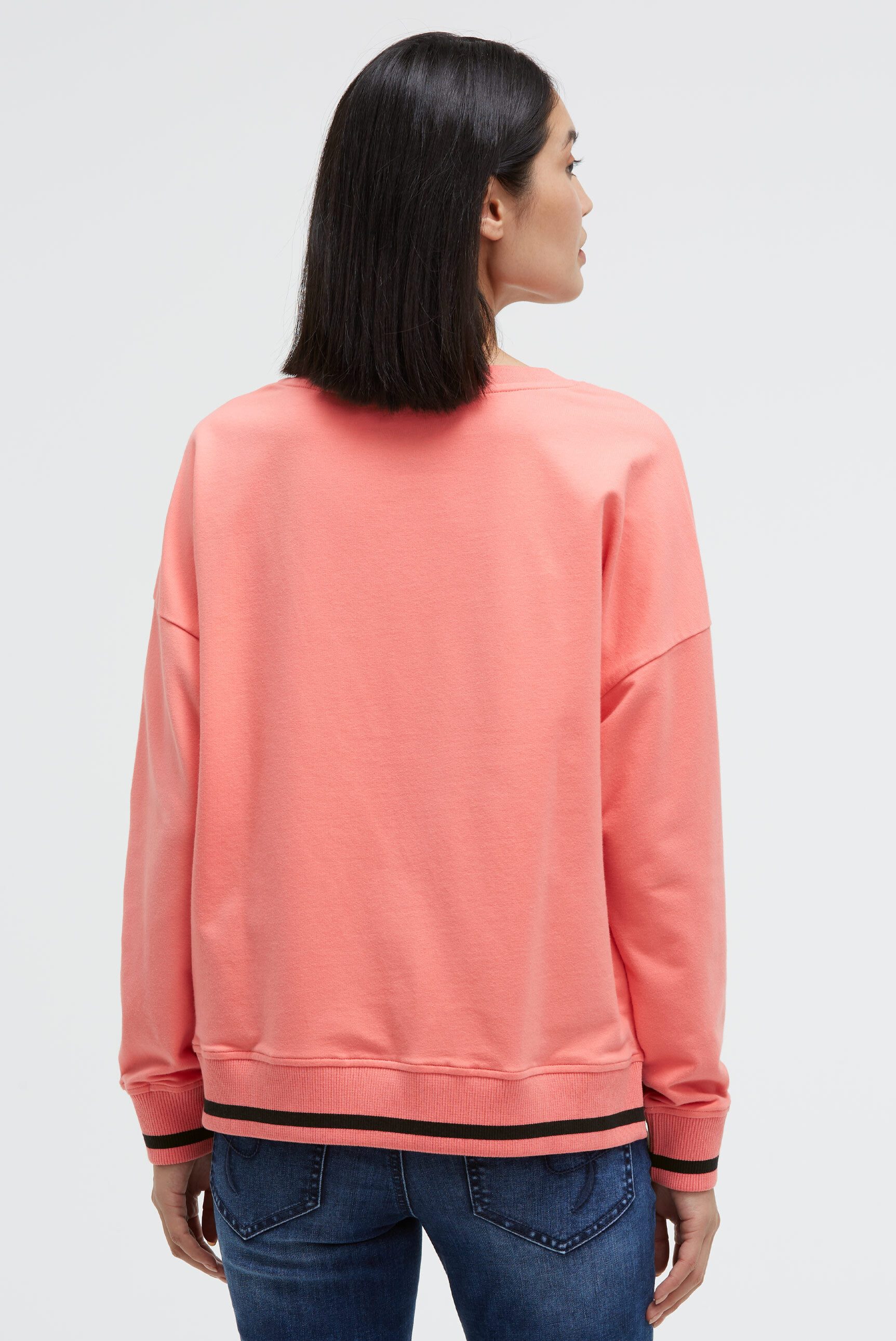 SOCCX Sweater mit Seitenschlitze