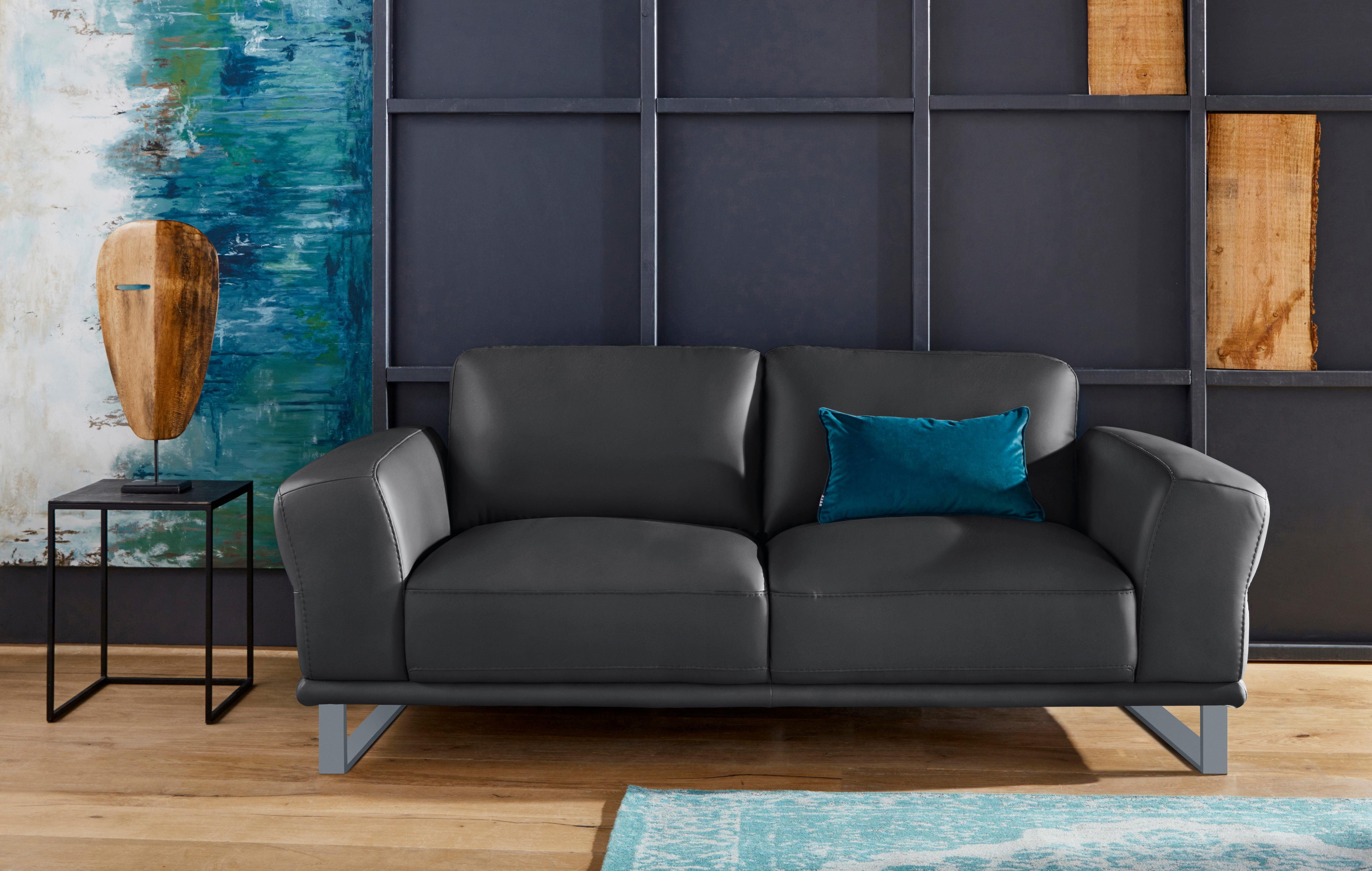 W.SCHILLIG 2-Sitzer montanaa, mit Metallkufen in Silber matt, Breite 192 cm