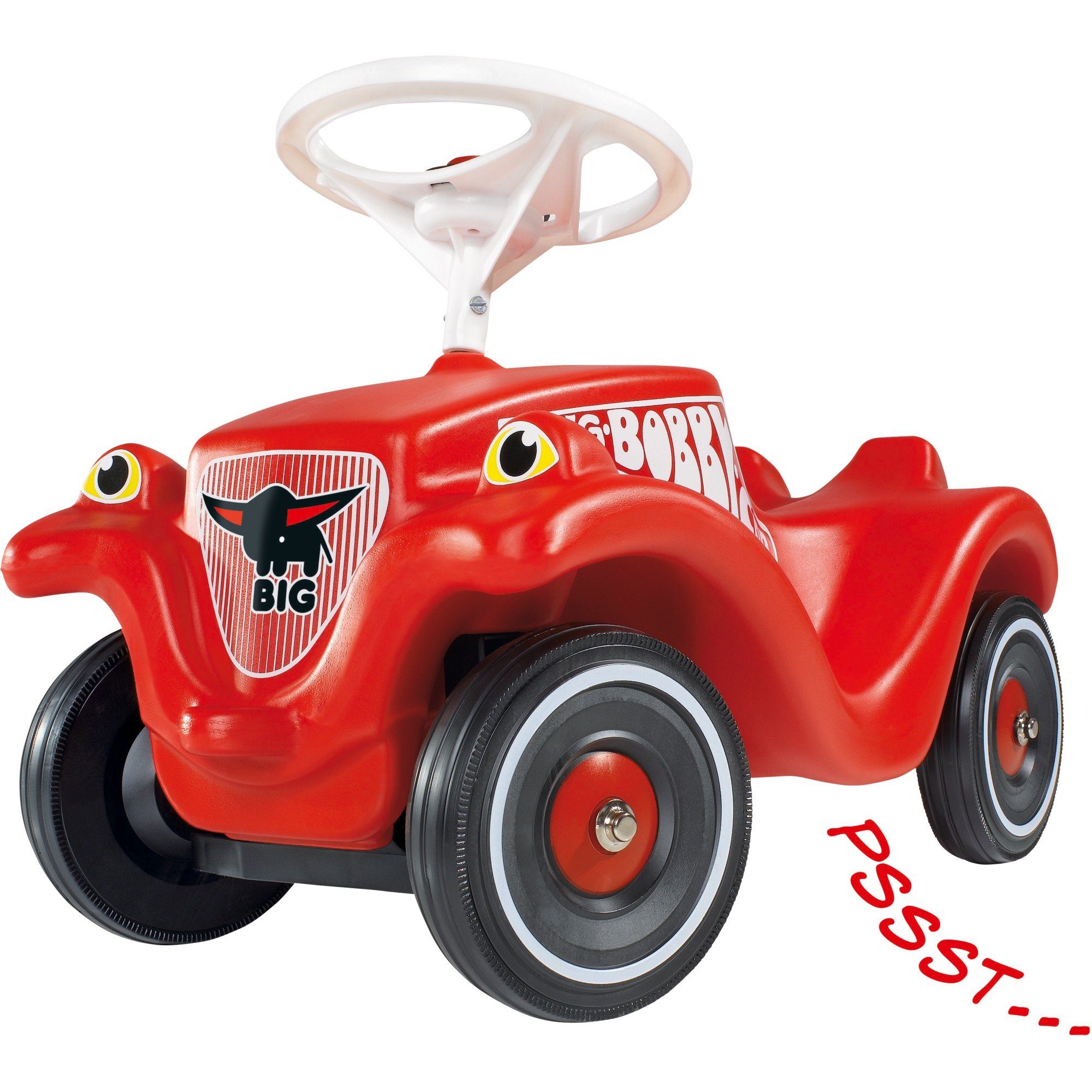 BIG Tretfahrzeug BIG Bobby-Car-Classic, Rutscher, (Flüsterräder und