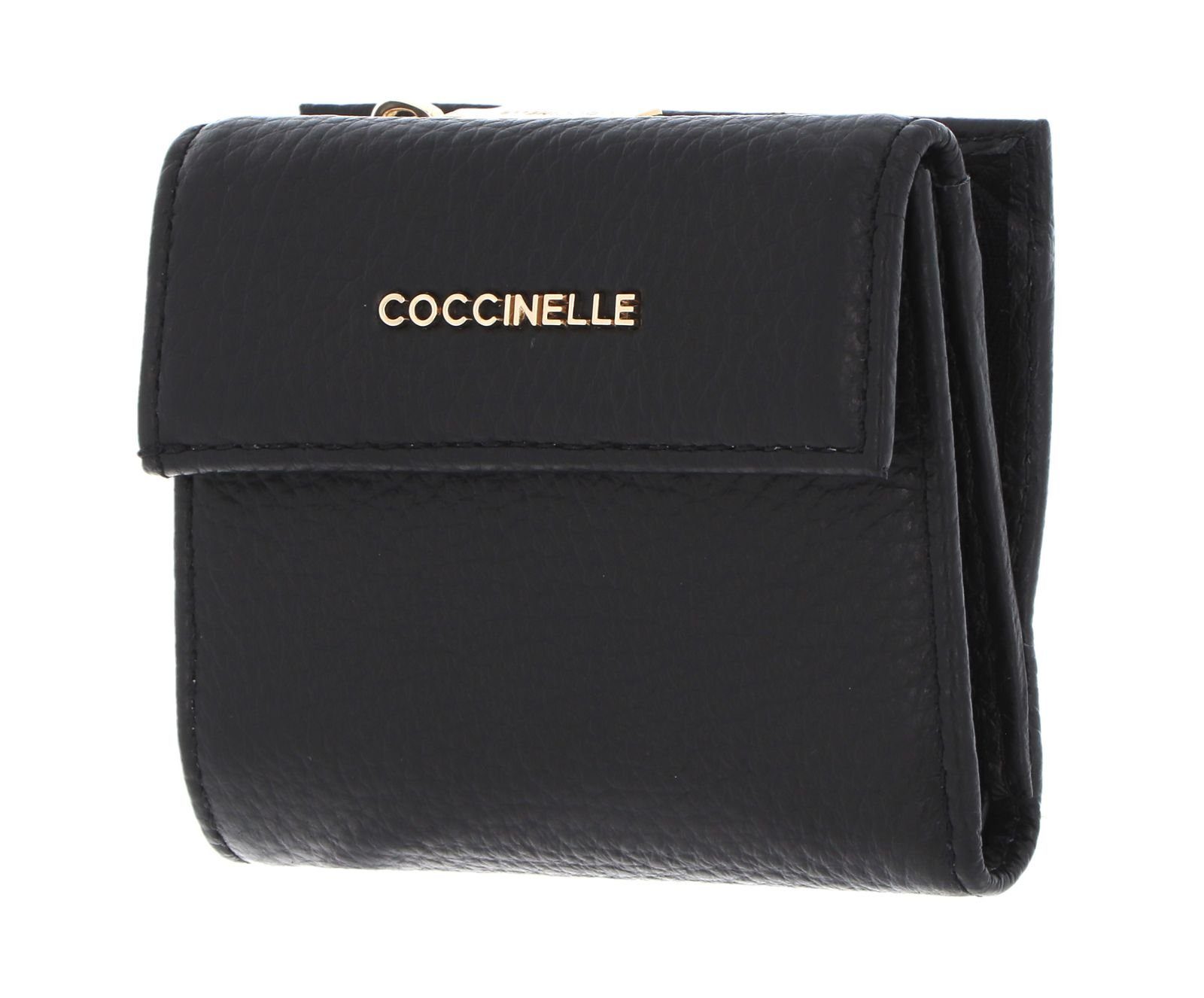 COCCINELLE Geldbörse Metallic Soft Noir