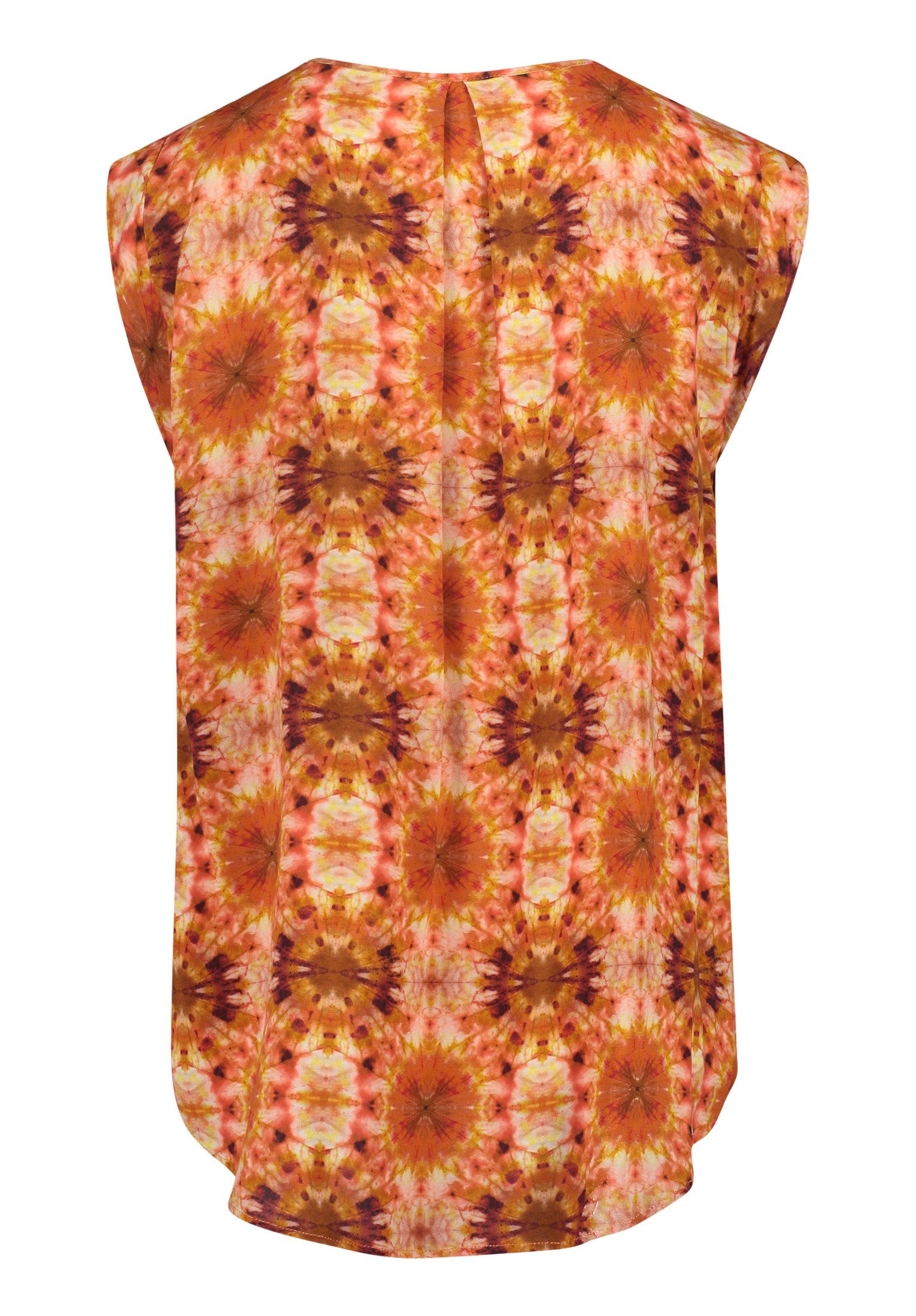 Cartoon Kurzarmbluse Bluse Lang 1/2 Arm