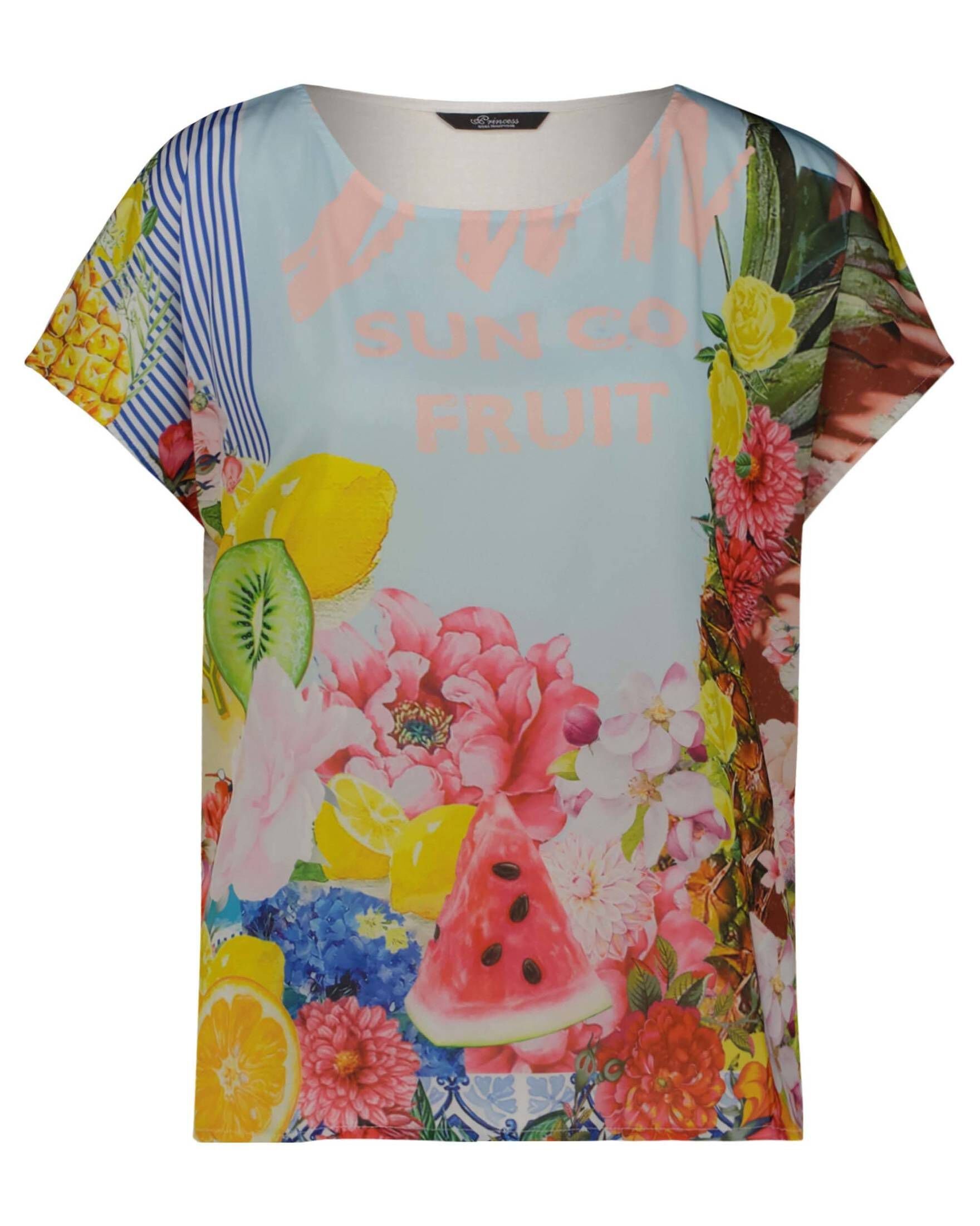 Damen T-Shirt goes (1-tlg) T-Shirt Princess Hollywood