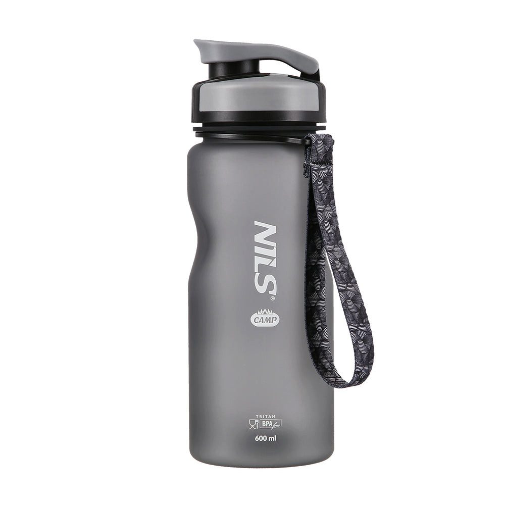 NILS CAMP Trinkflasche Tritan Sportflasche Campingflasche, BPA-frei, Tritan, auslaufsicher, Trageschlaufe
