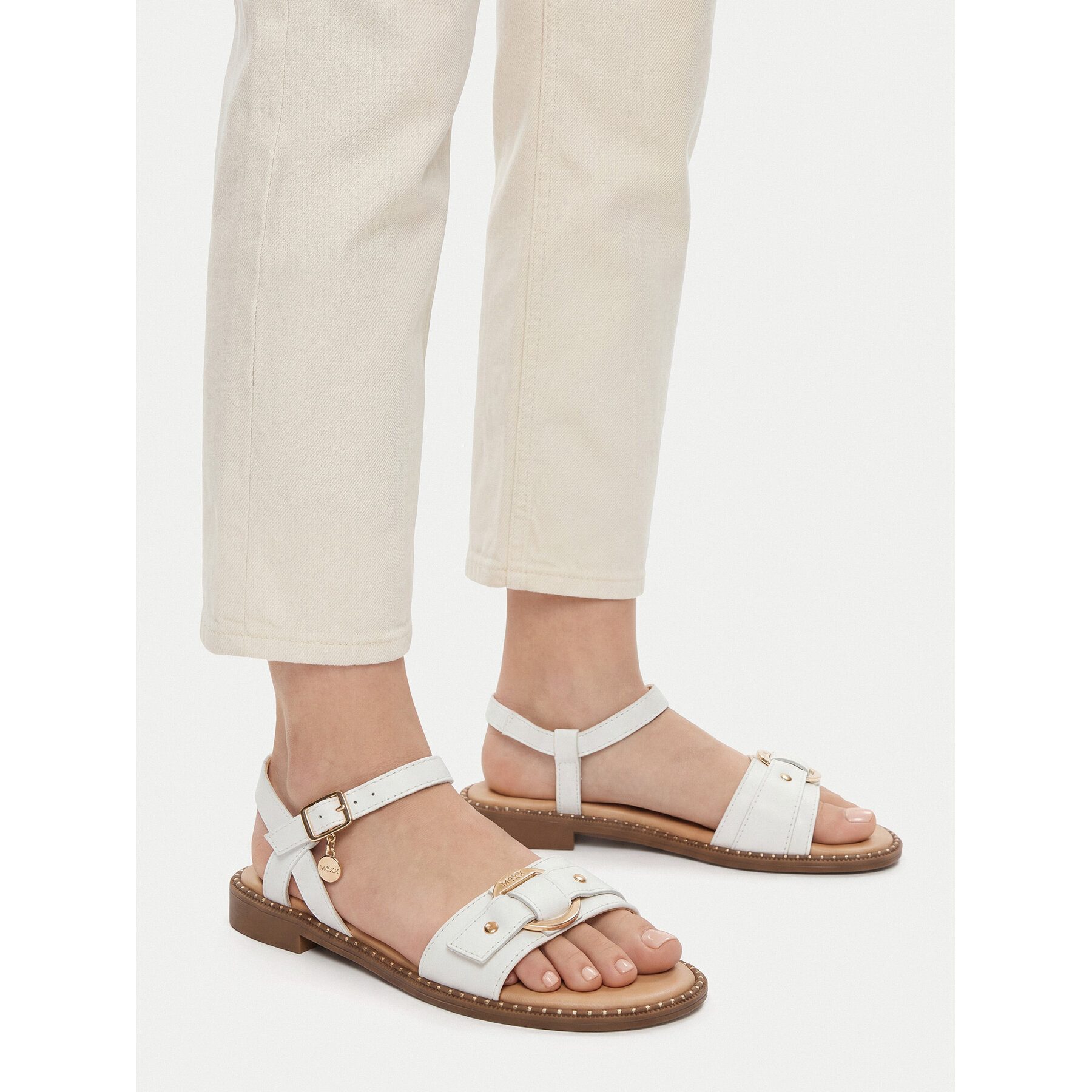 Mexx Mexx Damen Sandalen Weiß Sandale