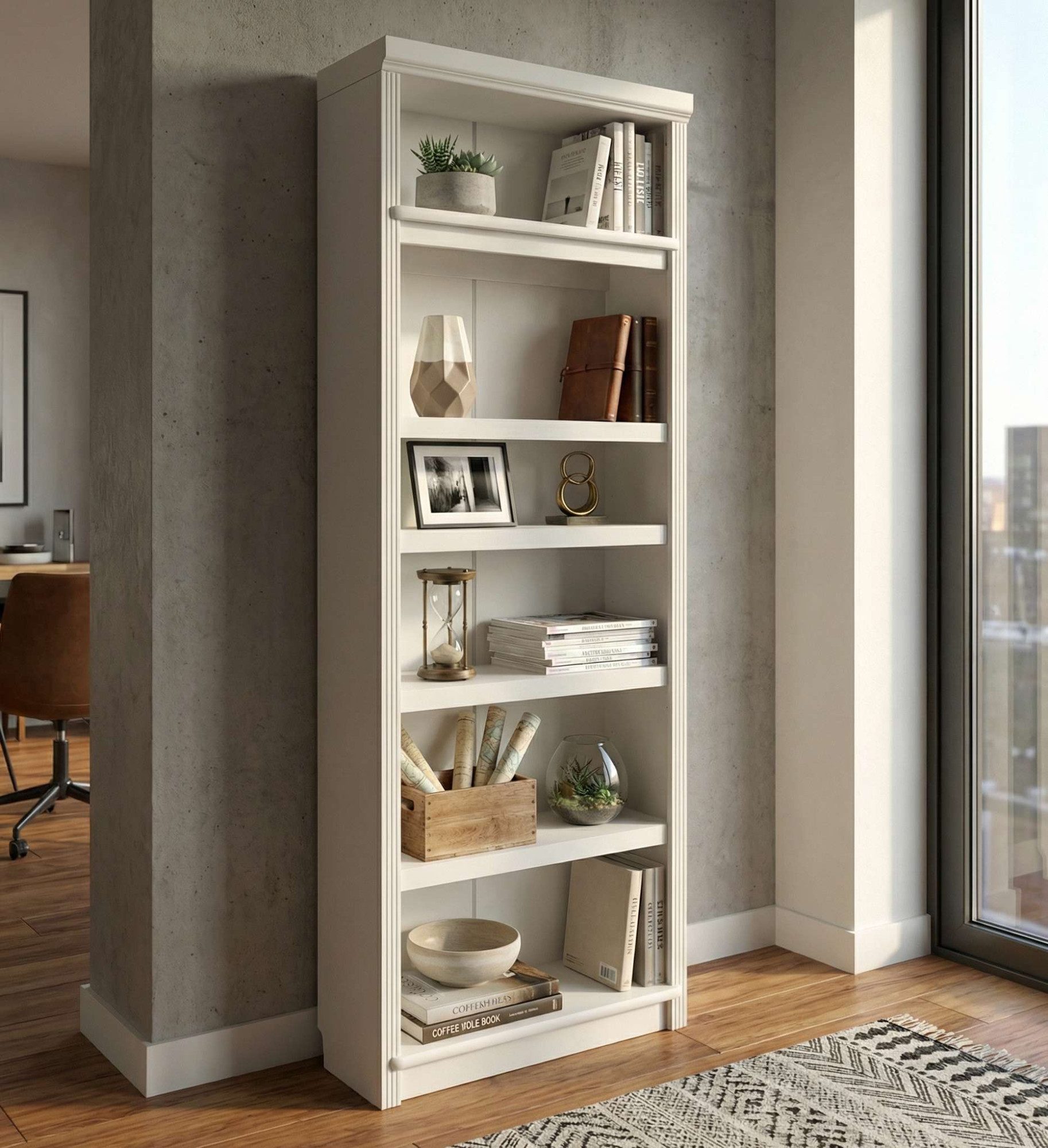OTTO home Bücherregal Soeren Regal B/T/H: 80/33,5/220 cm, mit 6 Fächern, massive Kiefer, FSC®-zertifizier