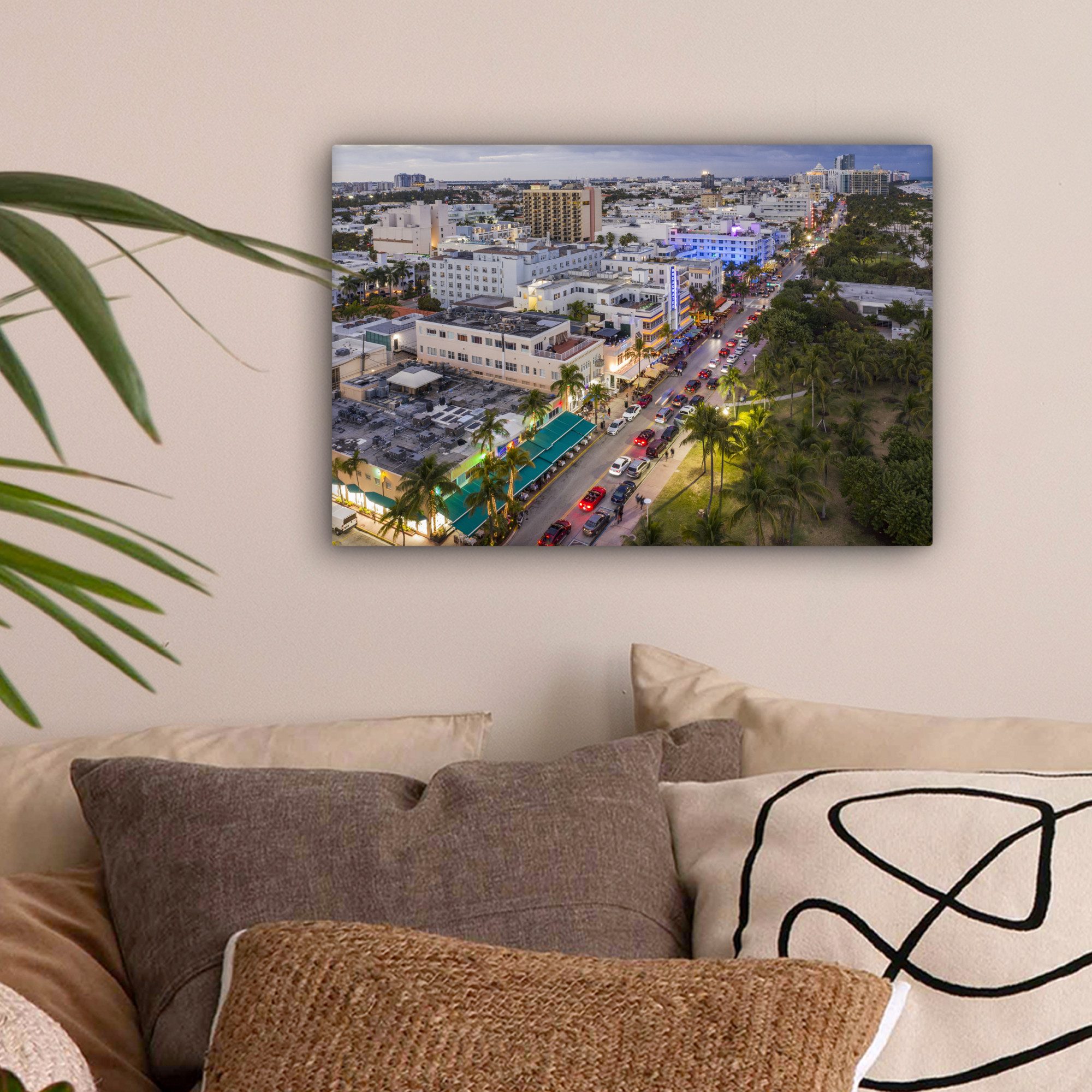 OneMillionCanvasses® Leinwandbild Ocean Drive im Art günstig online kaufen