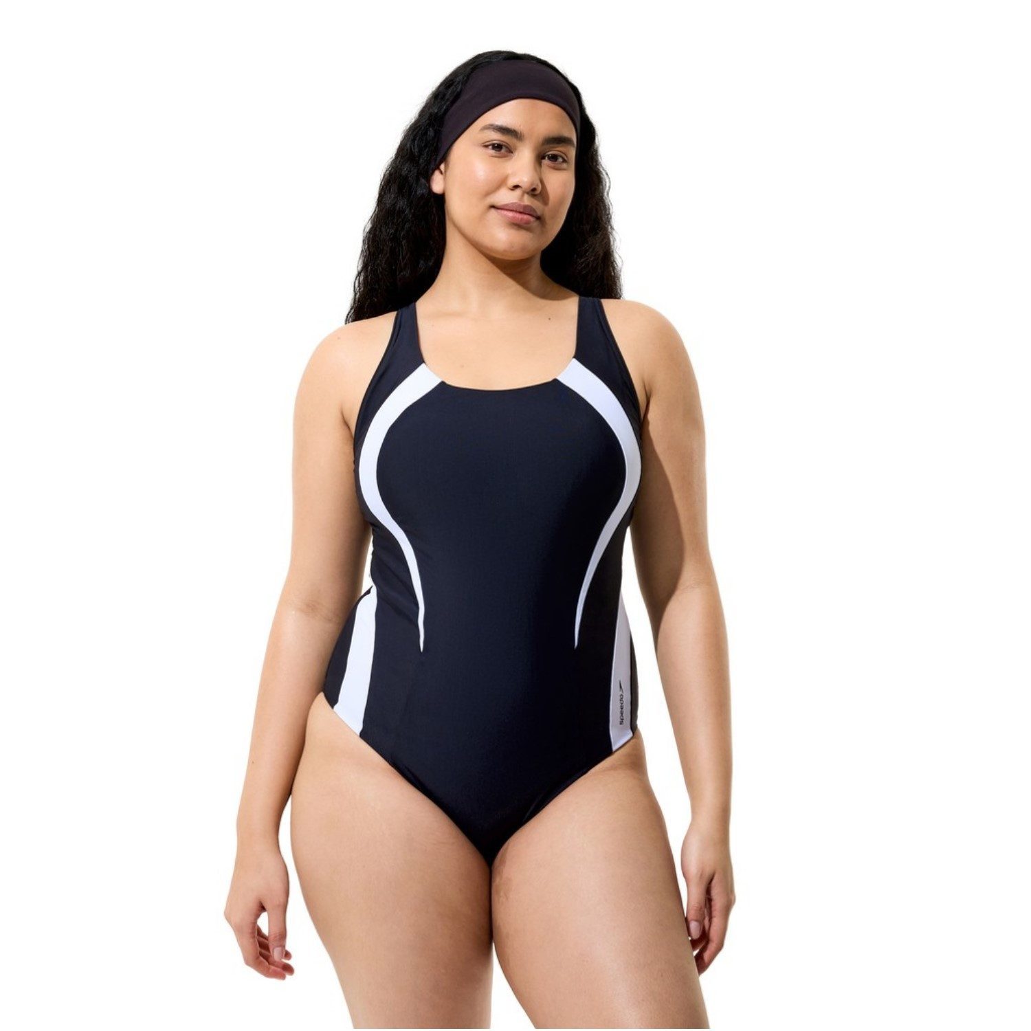 Speedo Badeanzug Quantum Contour Badeanzug mit verstellbaren Trägern