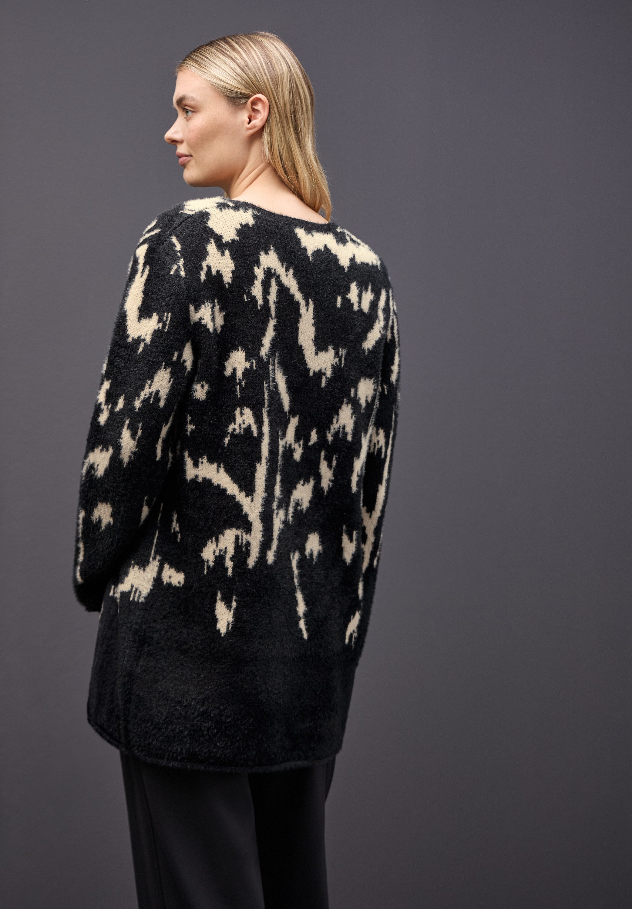 STREET ONE Cardigan mit Jacquardmuster günstig online kaufen