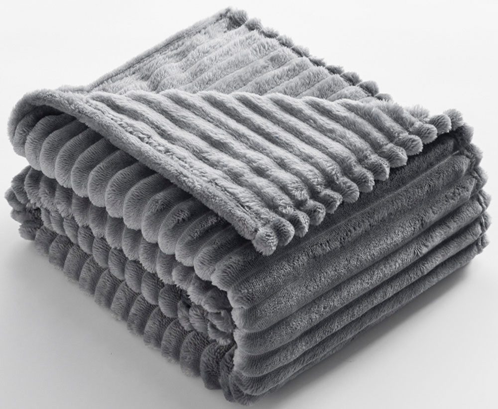 Wohndecke Millara, OTTO home, Kuscheldecke in Cord-Optik, 150x200 cm, Wohndecke, Sofadecke