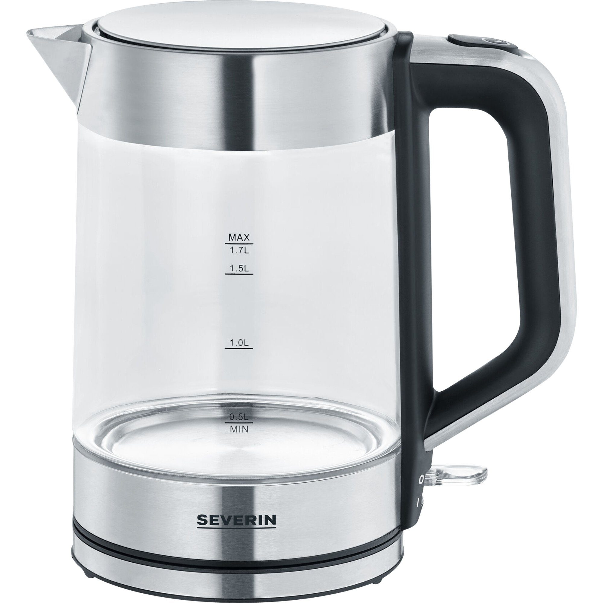Wasserkocher Severin Glas-Wasserkocher WK 3420, (1,7 Liter)