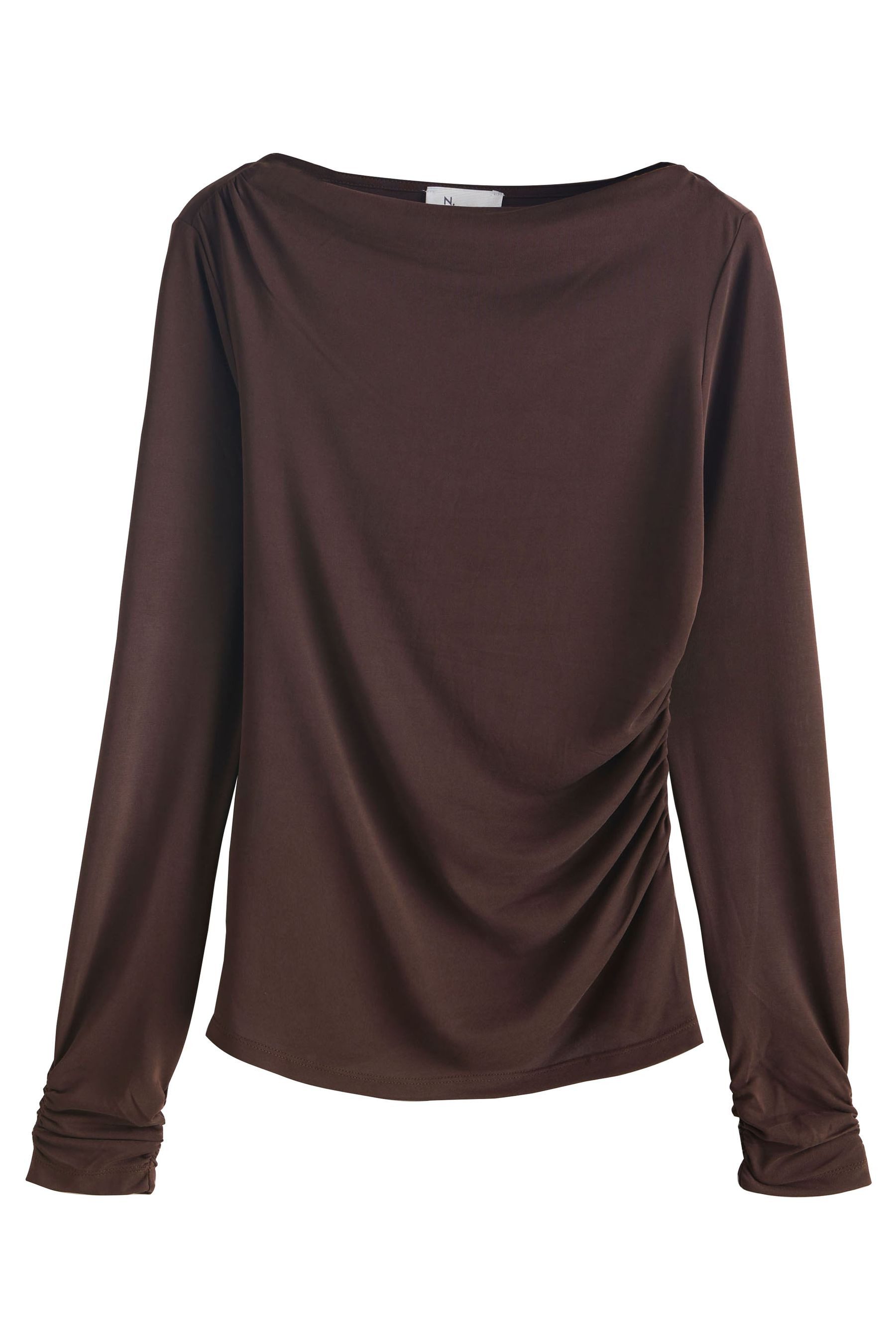 Langarmshirt Polymodal Langarmoberteil mit Rundhalsausschnitt