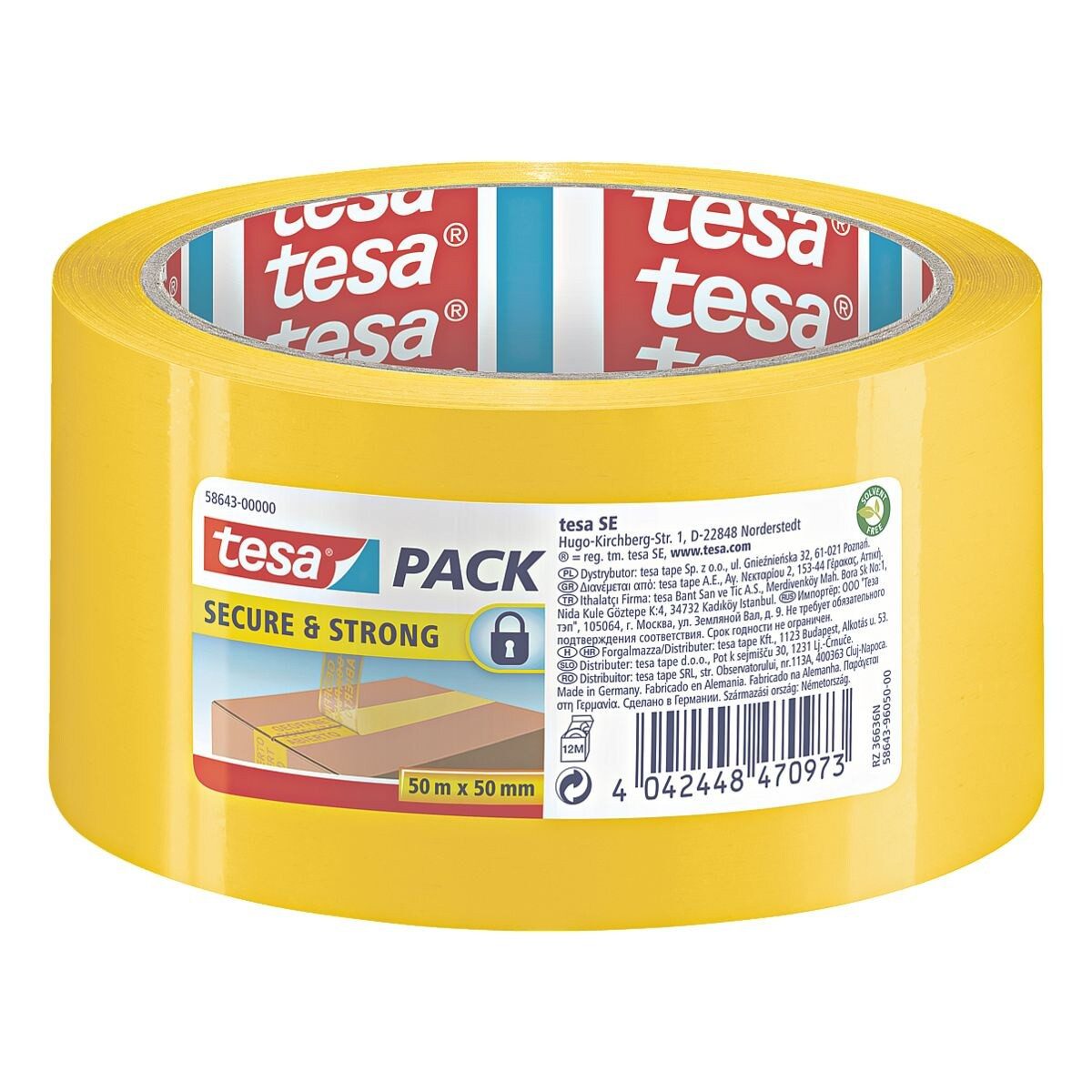 tesa Klebeband Secure & Strong (1-St) 50 mm / 50 m