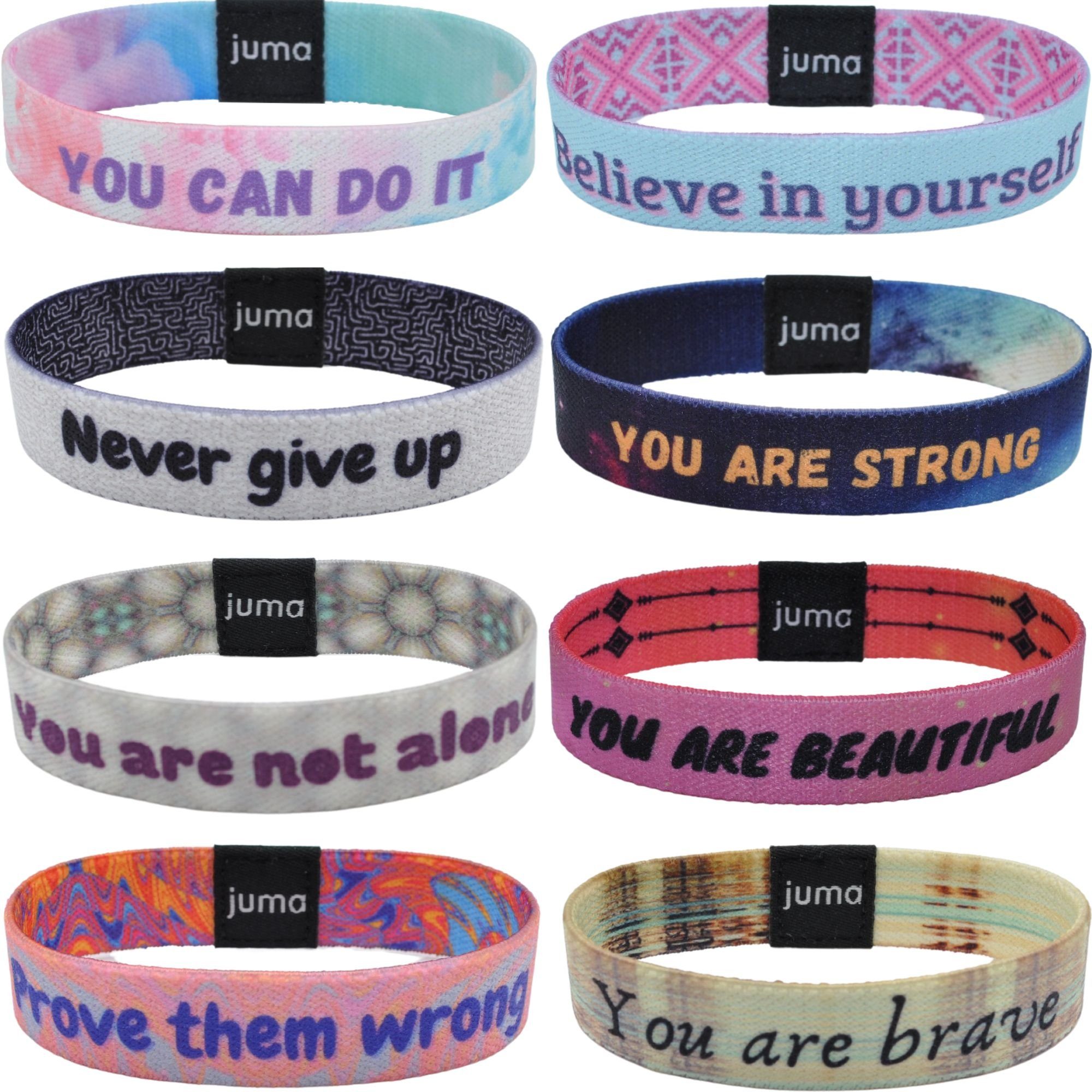 juma Armband JUMA Motivations-Armband Freundschaftsarmband mit Positiven Sprüchen