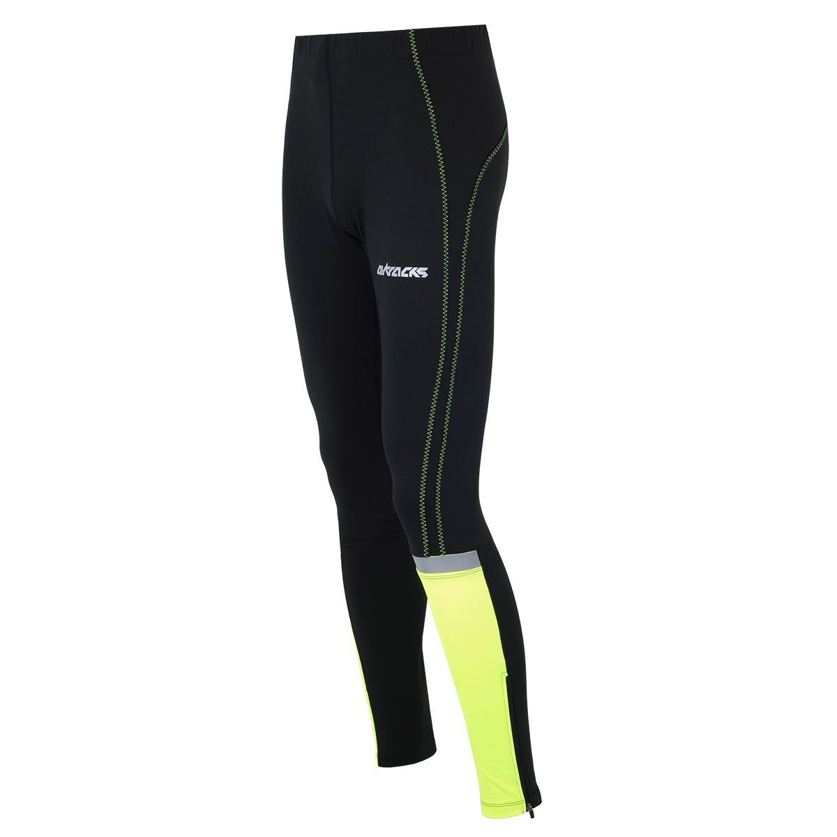 Lauftights Herren Laufhose Lang Neon